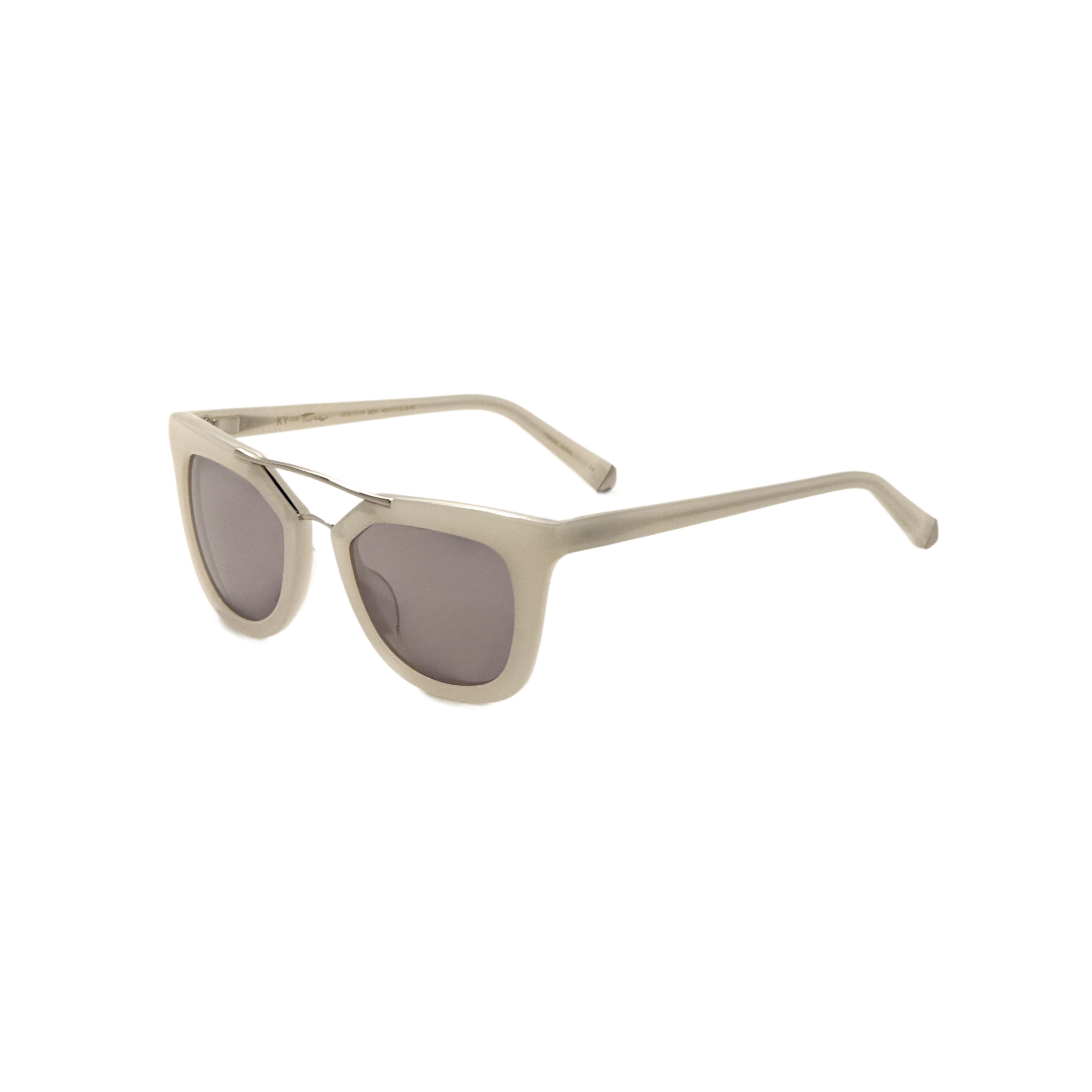 Preloved - Kate Young K519BON49 Sunglasses — Beige by Preloved - Kate Young