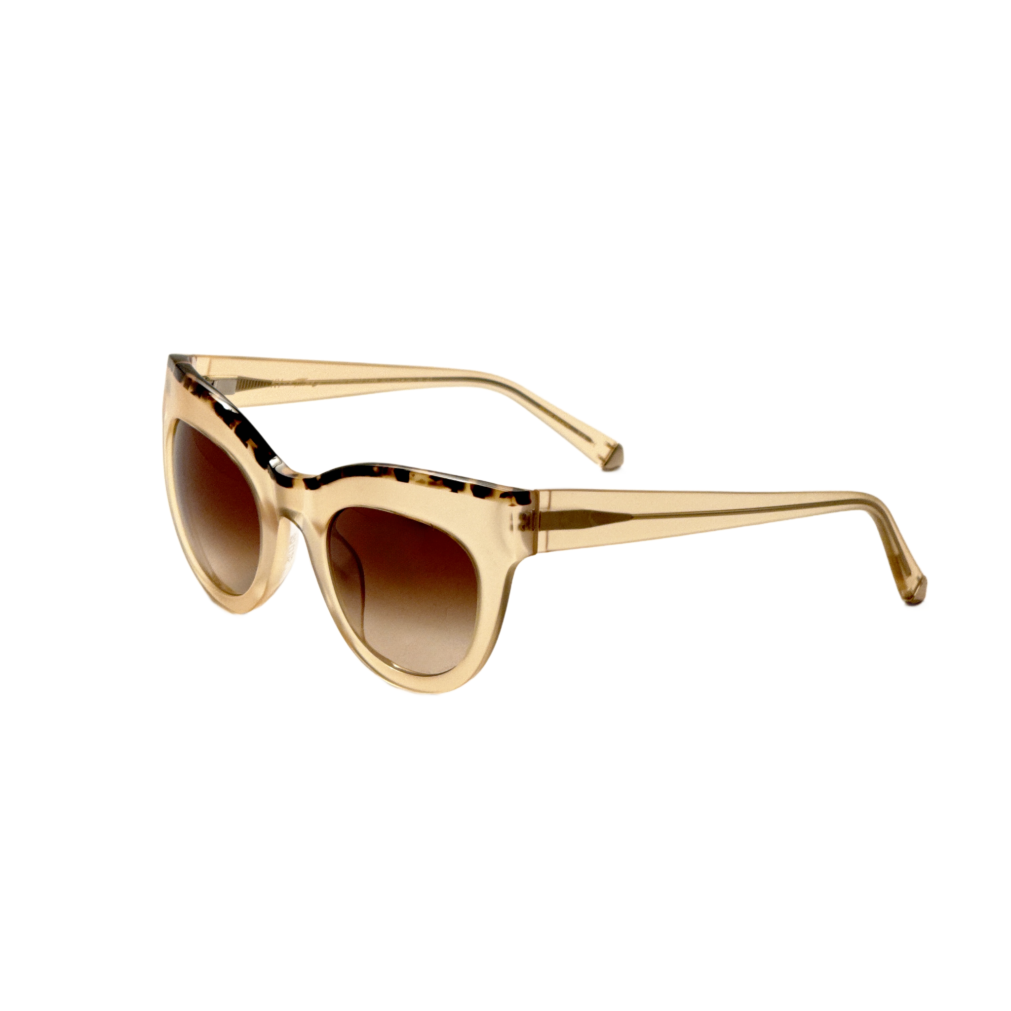 Preloved - Kate Young K520CHA50 Sunglasses — Champagne by Preloved - Kate Young