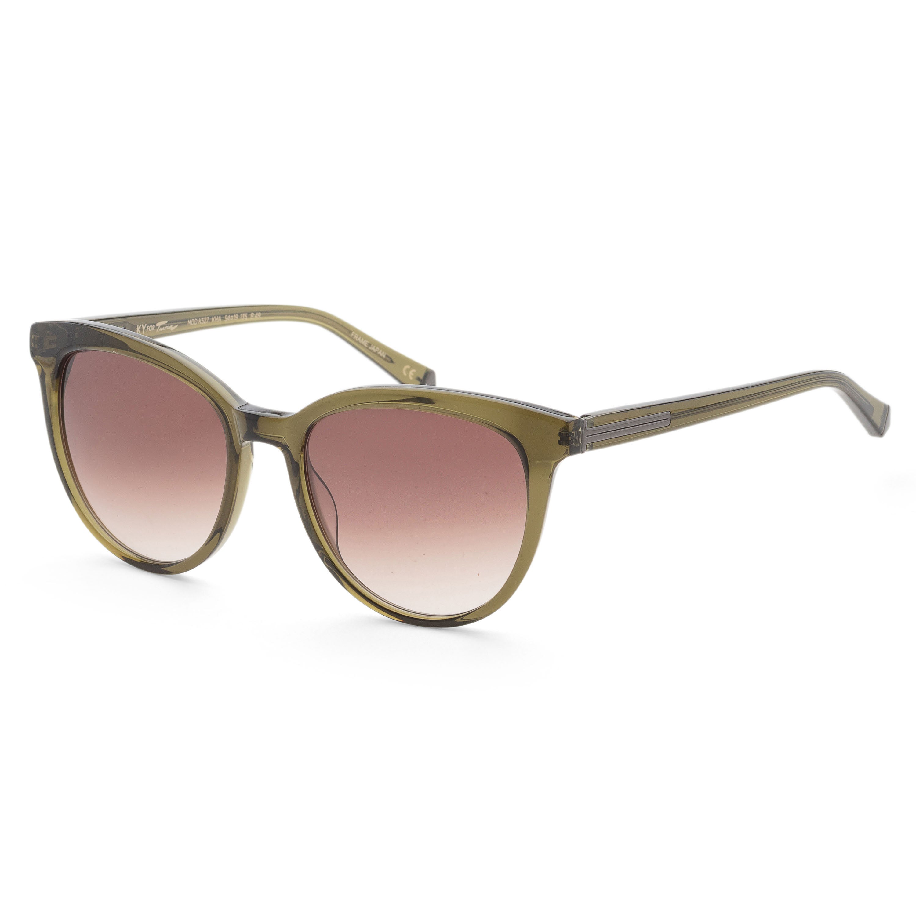 Preloved - Kate Young K527KHA54 Gradient Lens Sunglasses — Khaki by Preloved - Kate Young