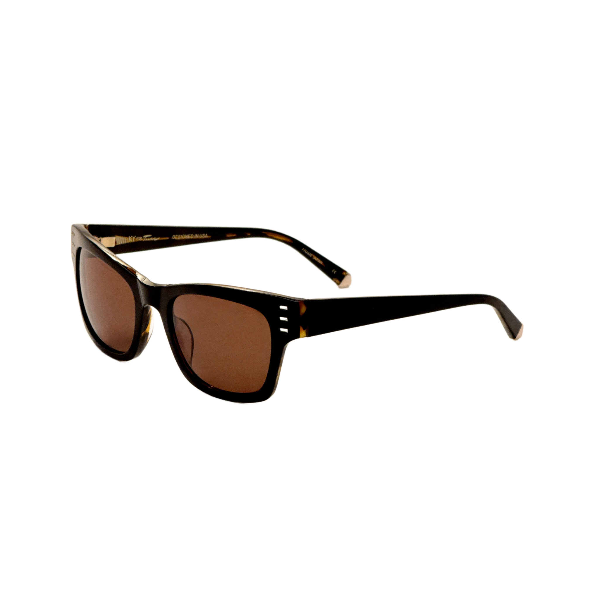 Preloved - Kate Young K539BLK54 Sunglasses — Black by Preloved - Kate Young