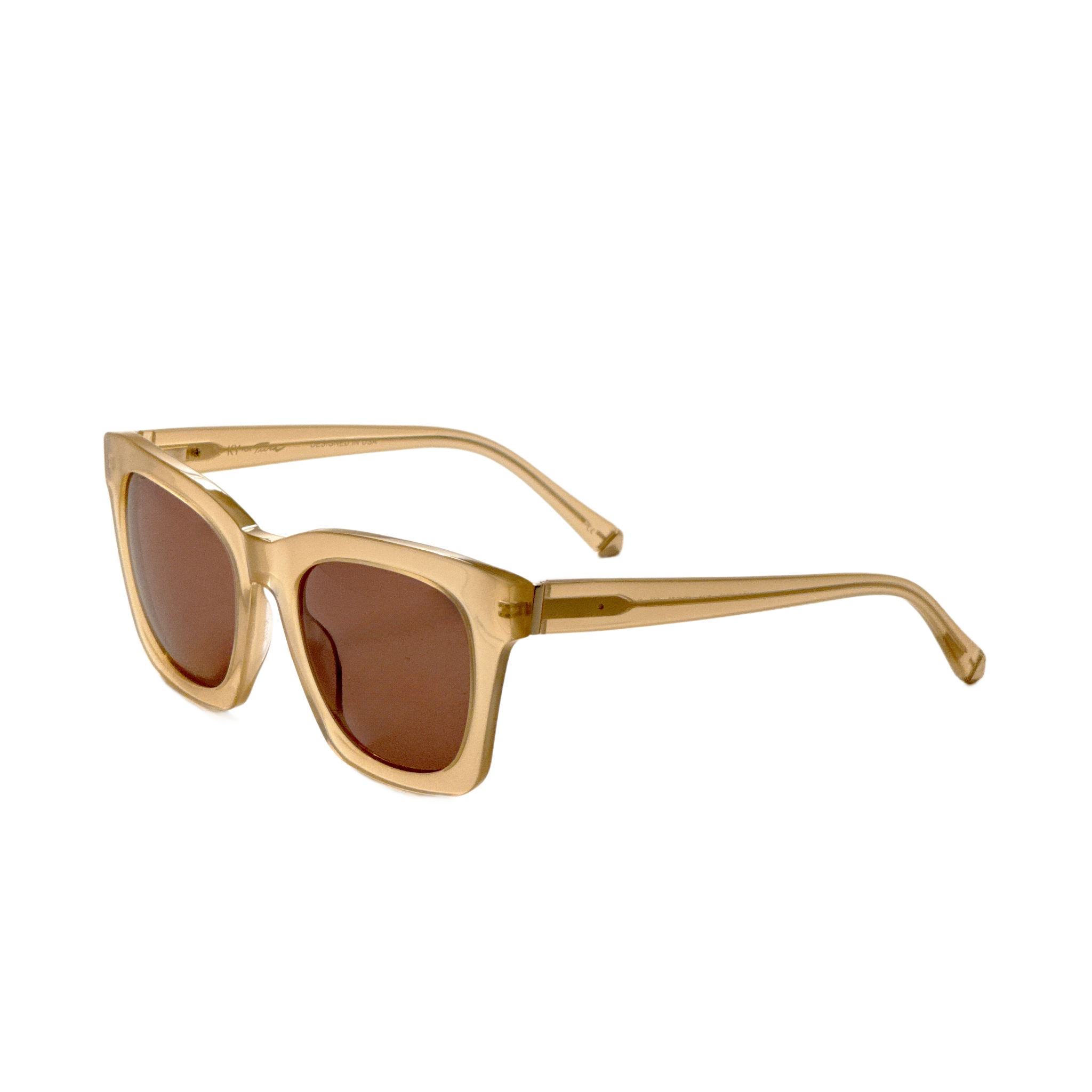 Preloved - Kate Young K546CHA52 Sunglasses — Beige by Preloved - Kate Young