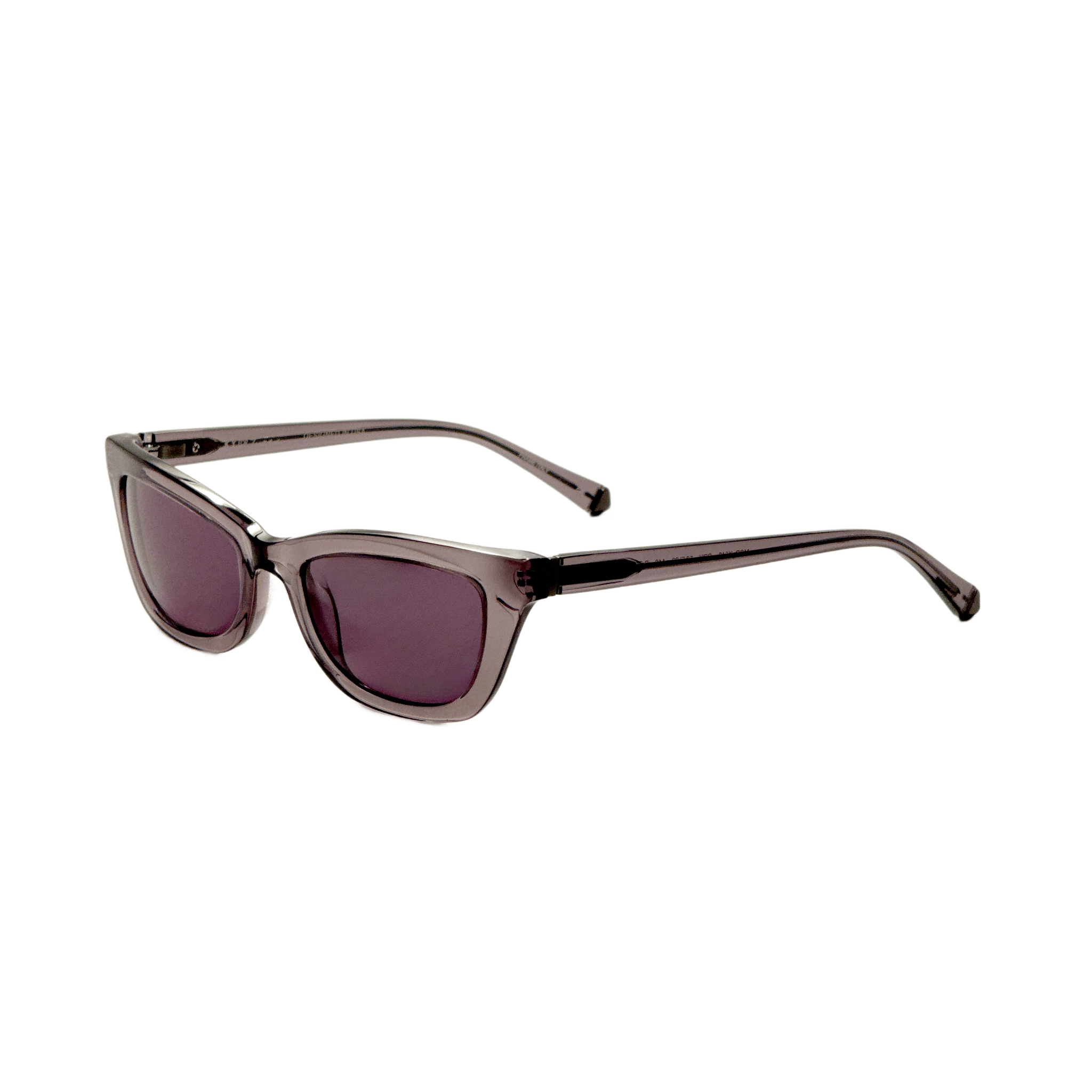 Preloved - Kate Young K548GRY53 Acetate Wayfarer Sunglasses — Gray by Preloved - Kate Young