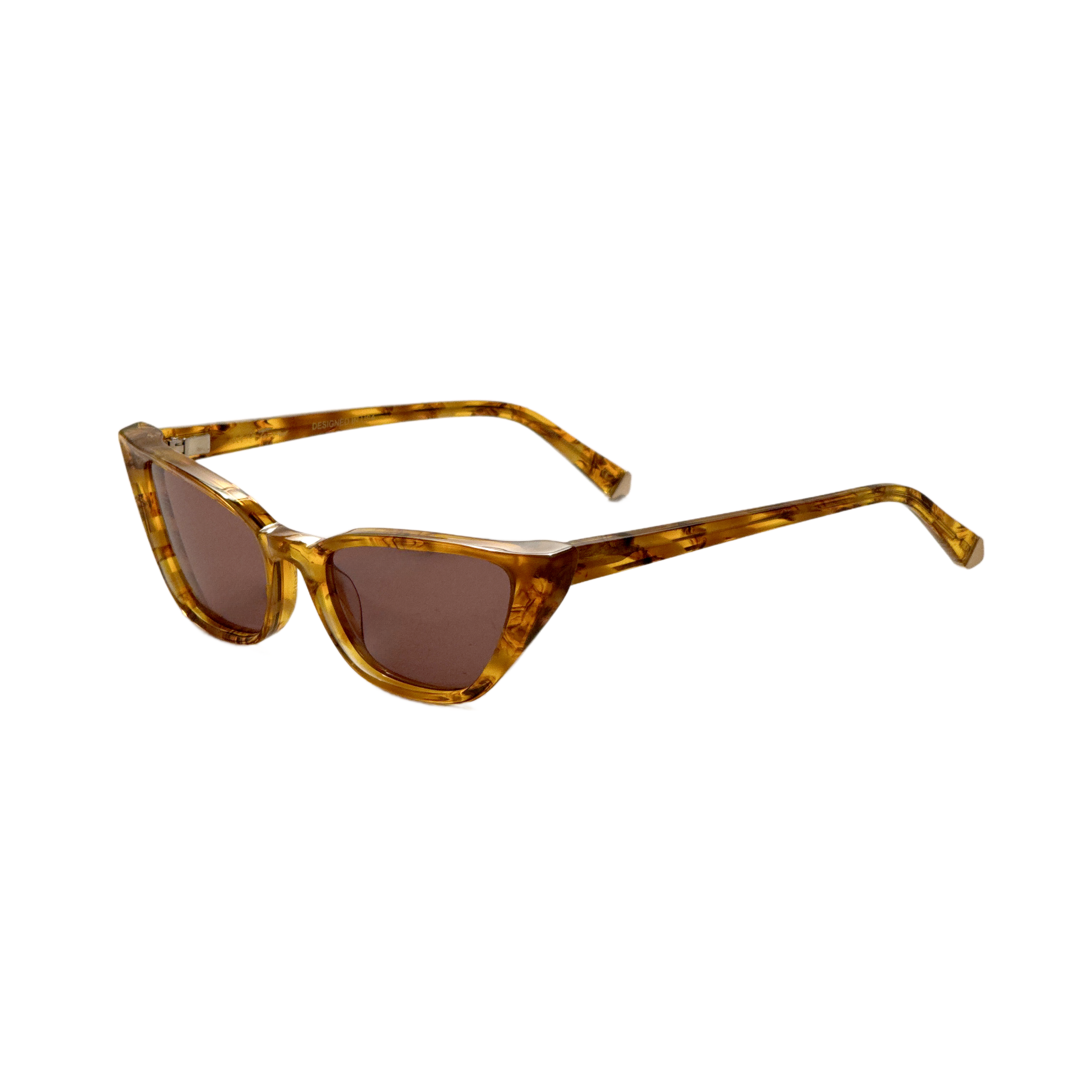Preloved - Kate Young K557AMB54 Sunglasses — Amber by Preloved - Kate Young