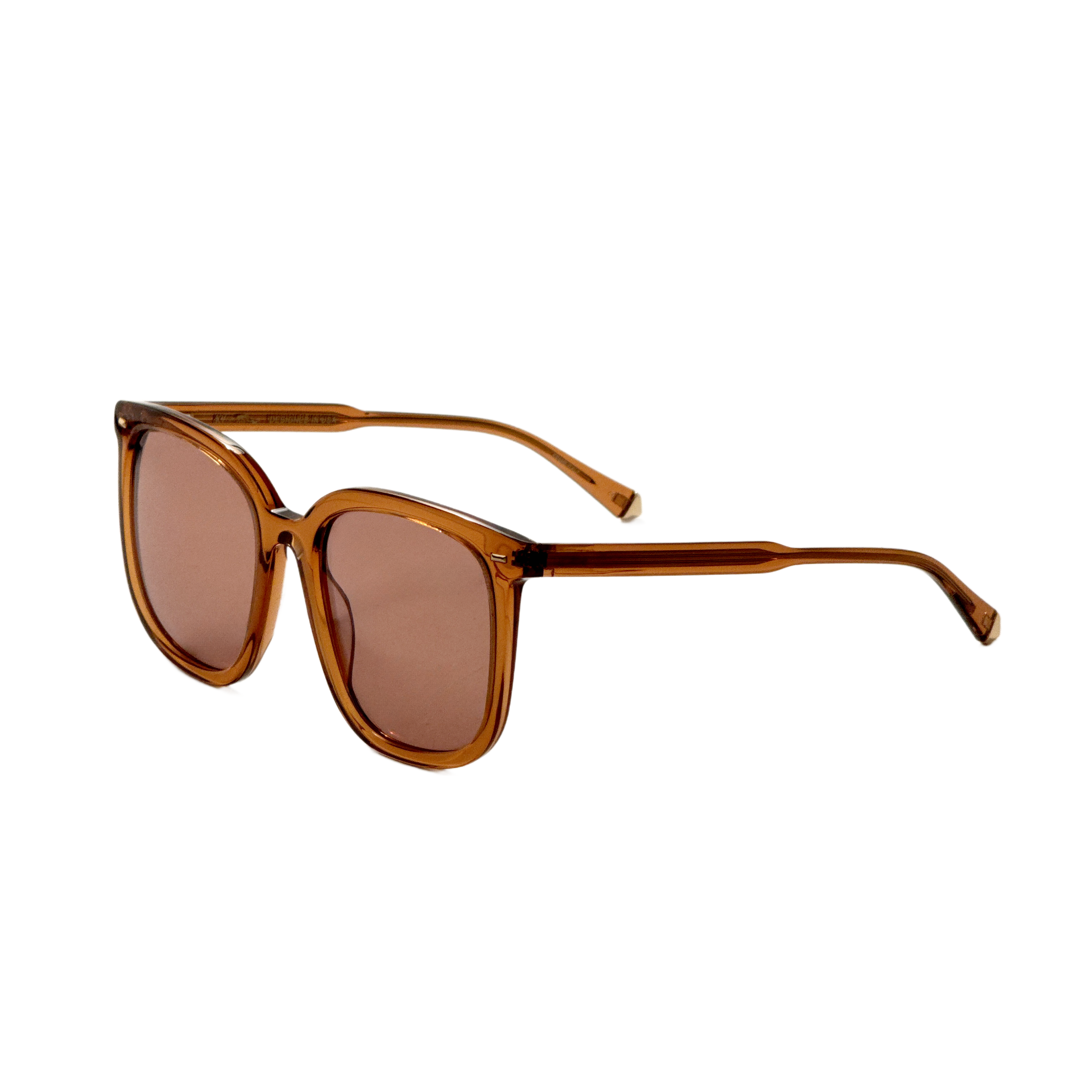 Preloved - Kate Young K583CIN56 Sunglasses — Brown by Preloved - Kate Young