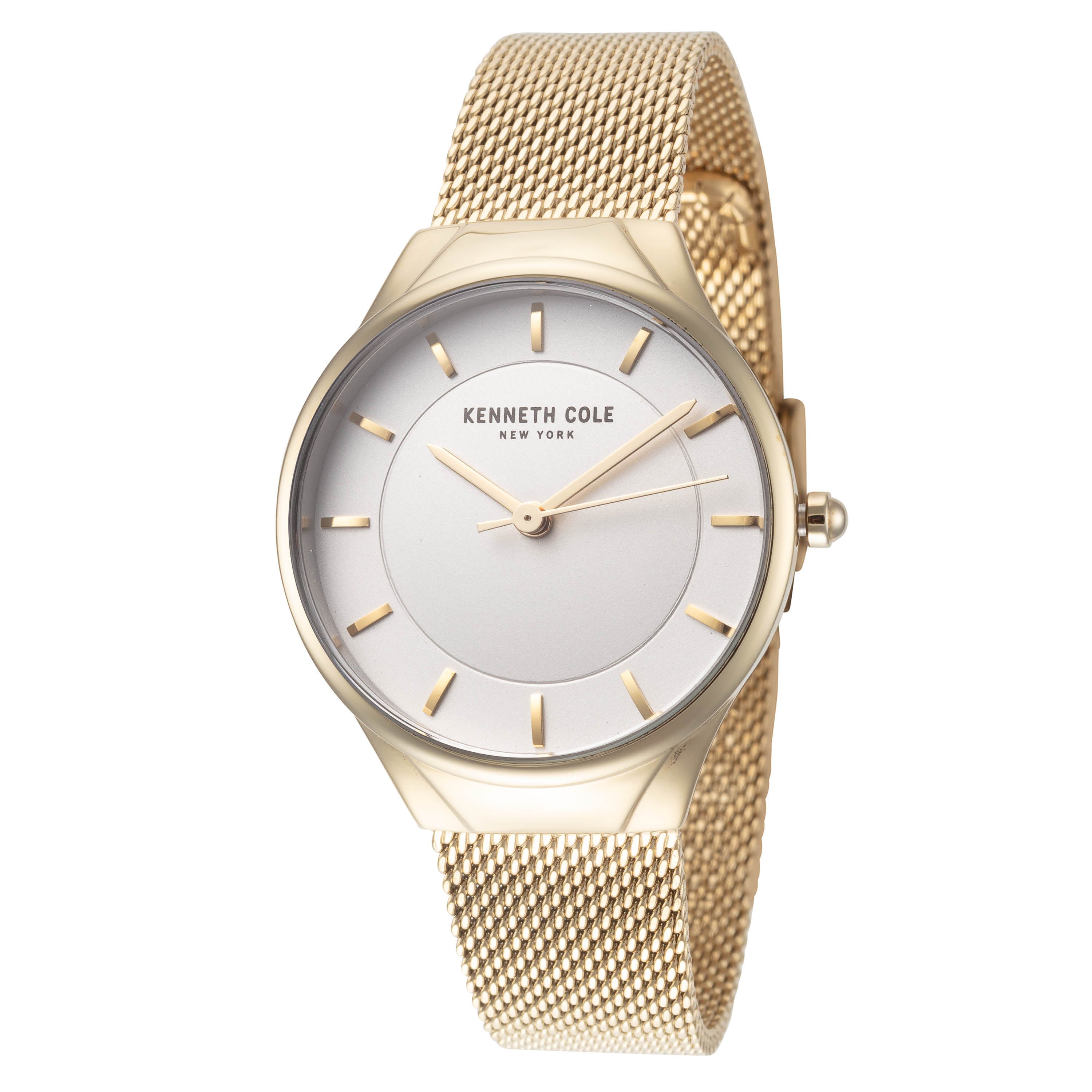 Preloved - Kenneth Cole Gold Mesh Quartz Watch — Gold by Preloved - Kenneth Cole