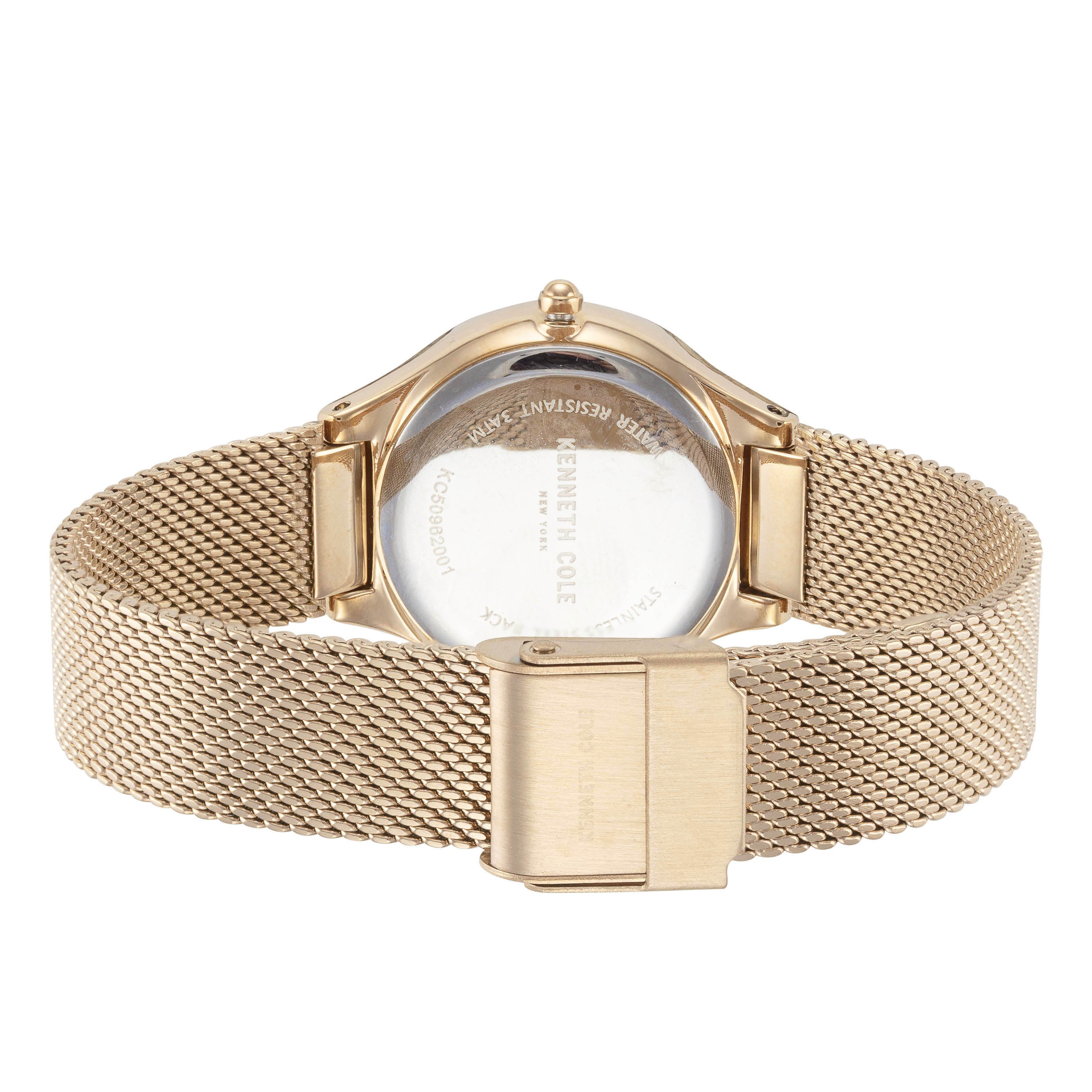 Preloved - Kenneth Cole Gold Mesh Quartz Watch — Gold, view 3