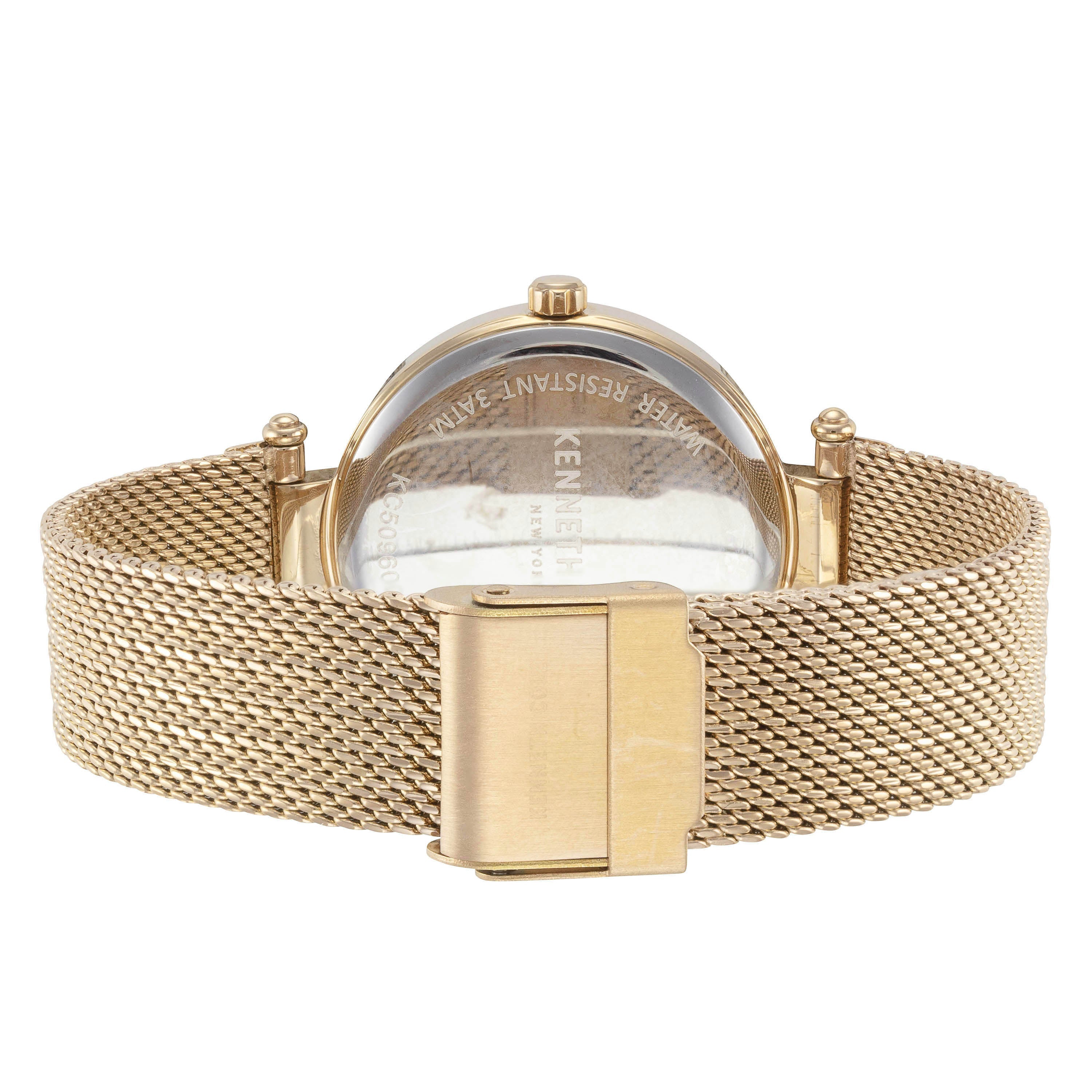 Preloved - Kenneth Cole Crystal-Embellished Quartz Watch — Gold, view 3