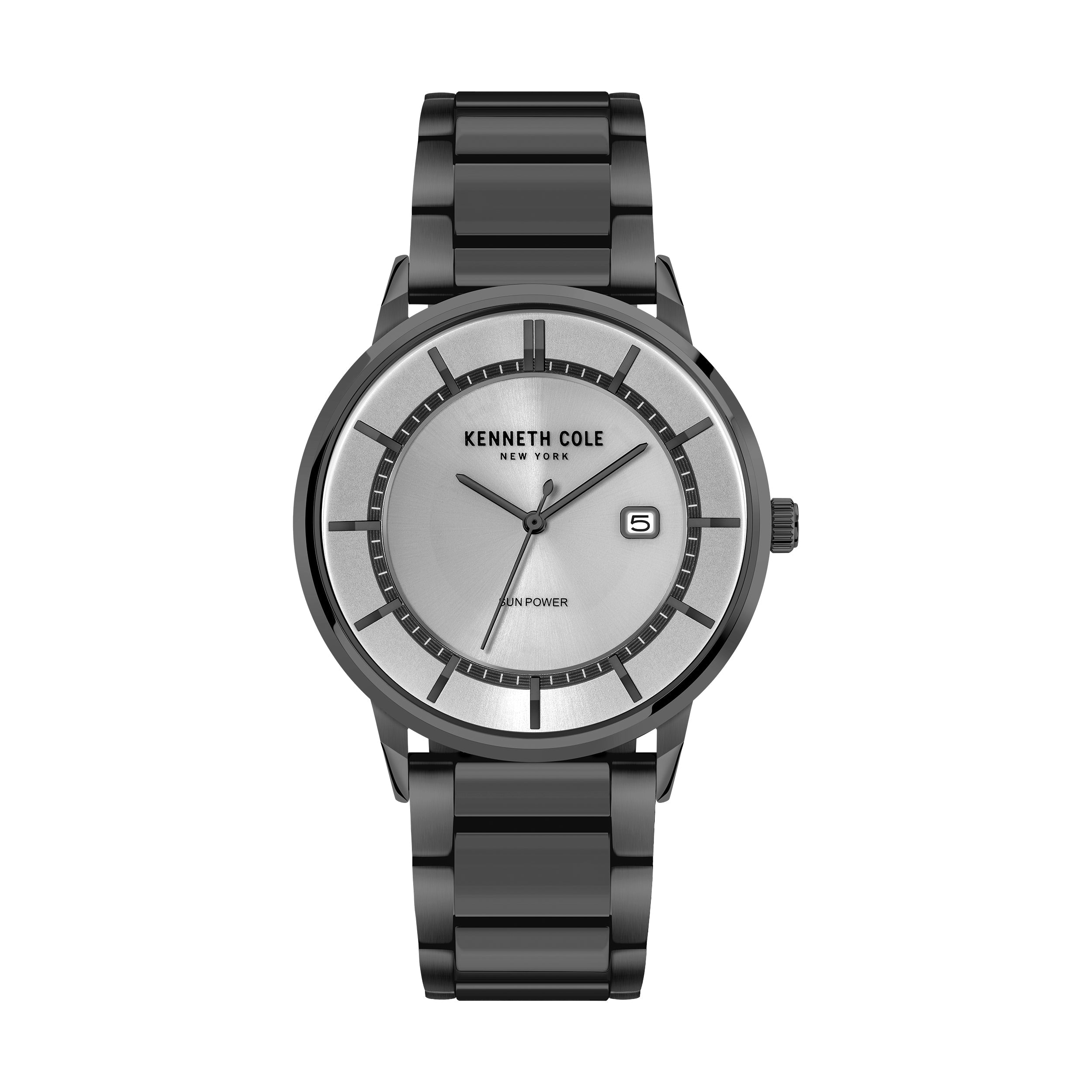 Preloved - Kenneth Cole 42mm Quartz Watch — Gray by Preloved - Kenneth Cole