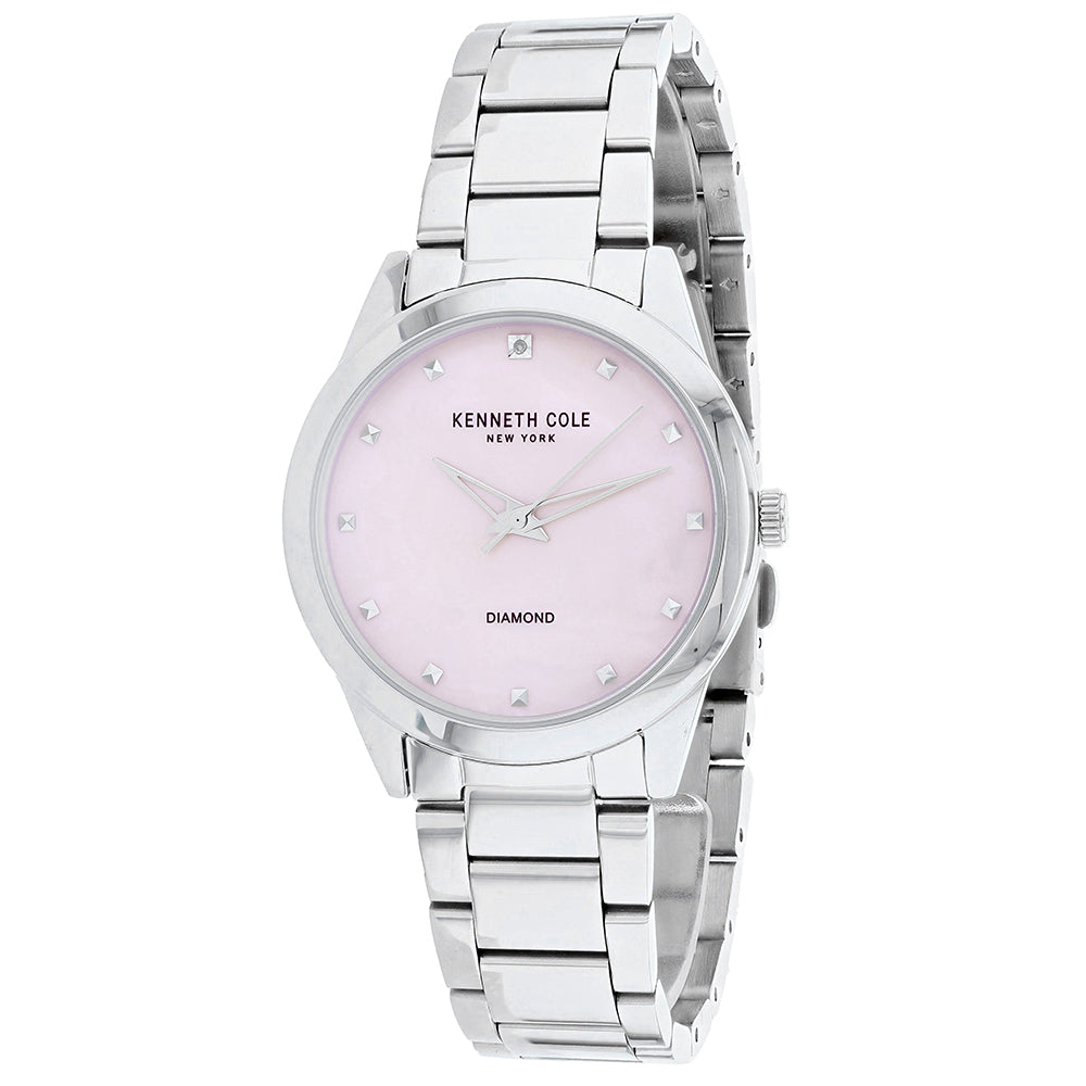 Preloved - Kenneth Cole Diamond-Studded Quartz Watch — Pink by Preloved - Kenneth Cole
