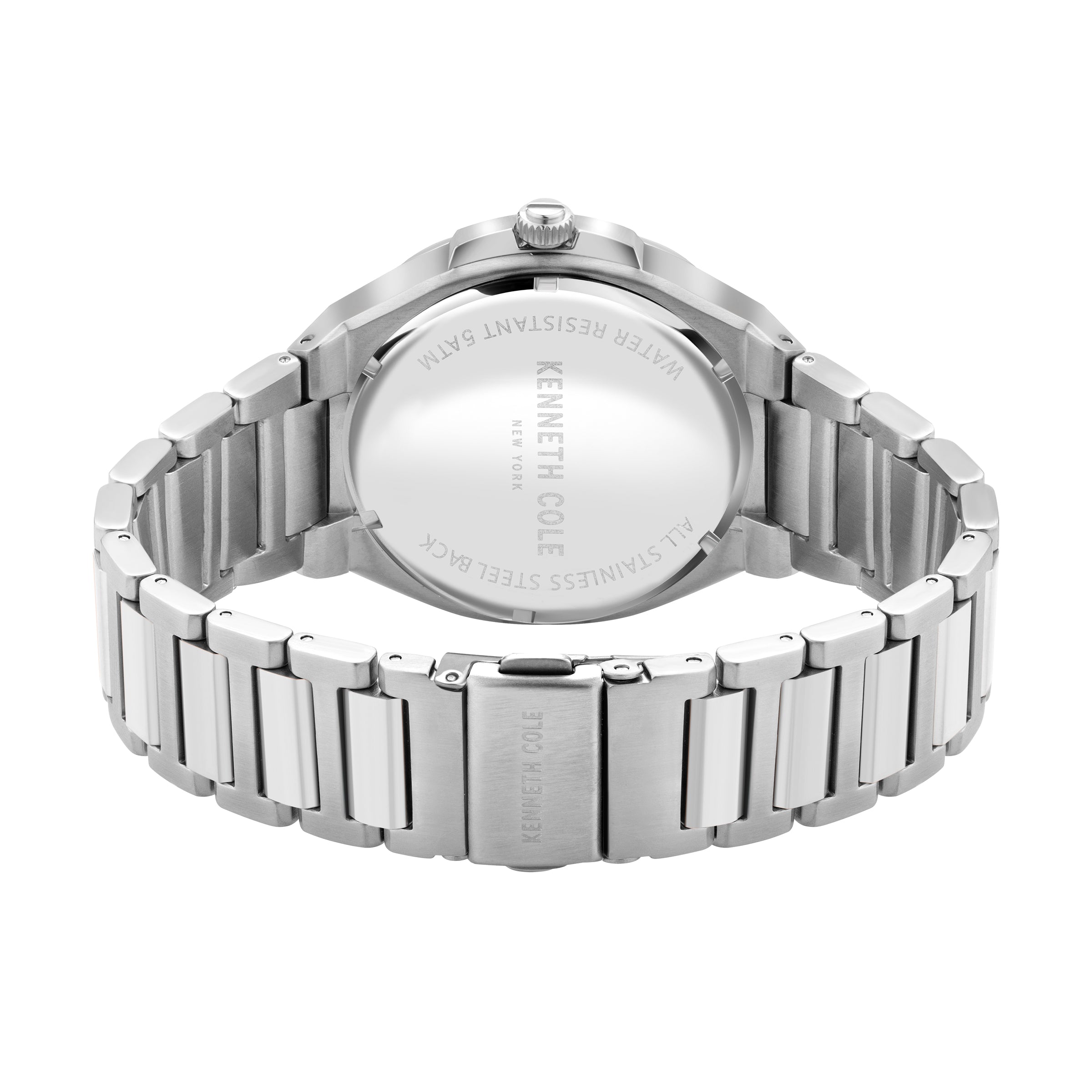 Preloved - Kenneth Cole Diamond-Set Chronograph Watch — Silver, view 2