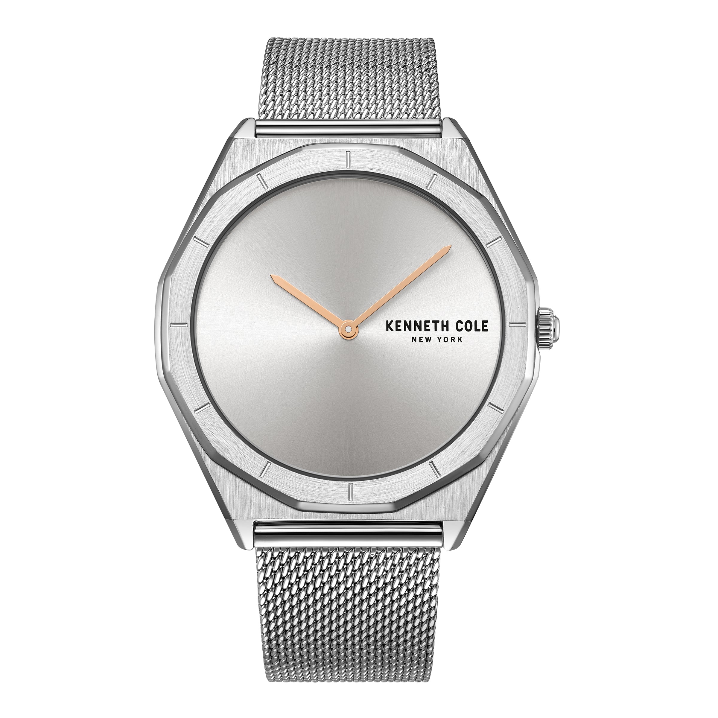 Preloved - Kenneth Cole 41mm Quartz Watch — Silver by Preloved - Kenneth Cole