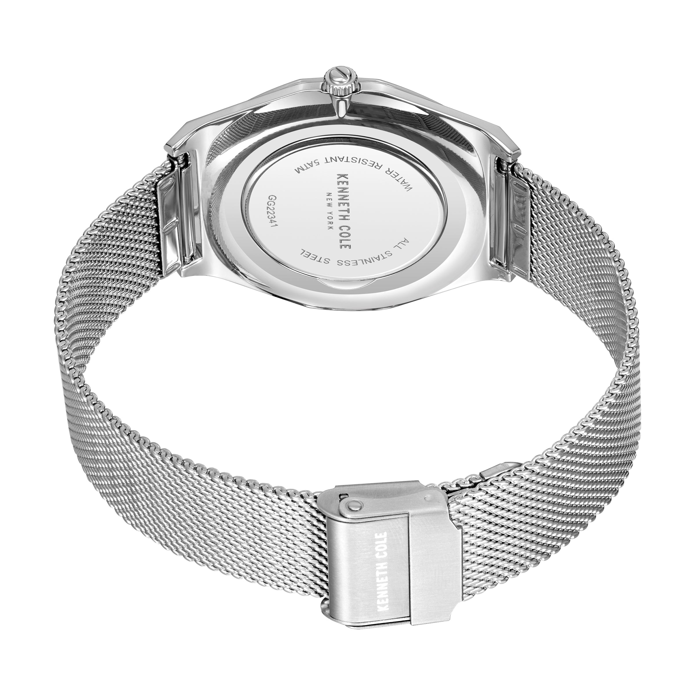 Preloved - Kenneth Cole 41mm Quartz Watch — Silver, view 2