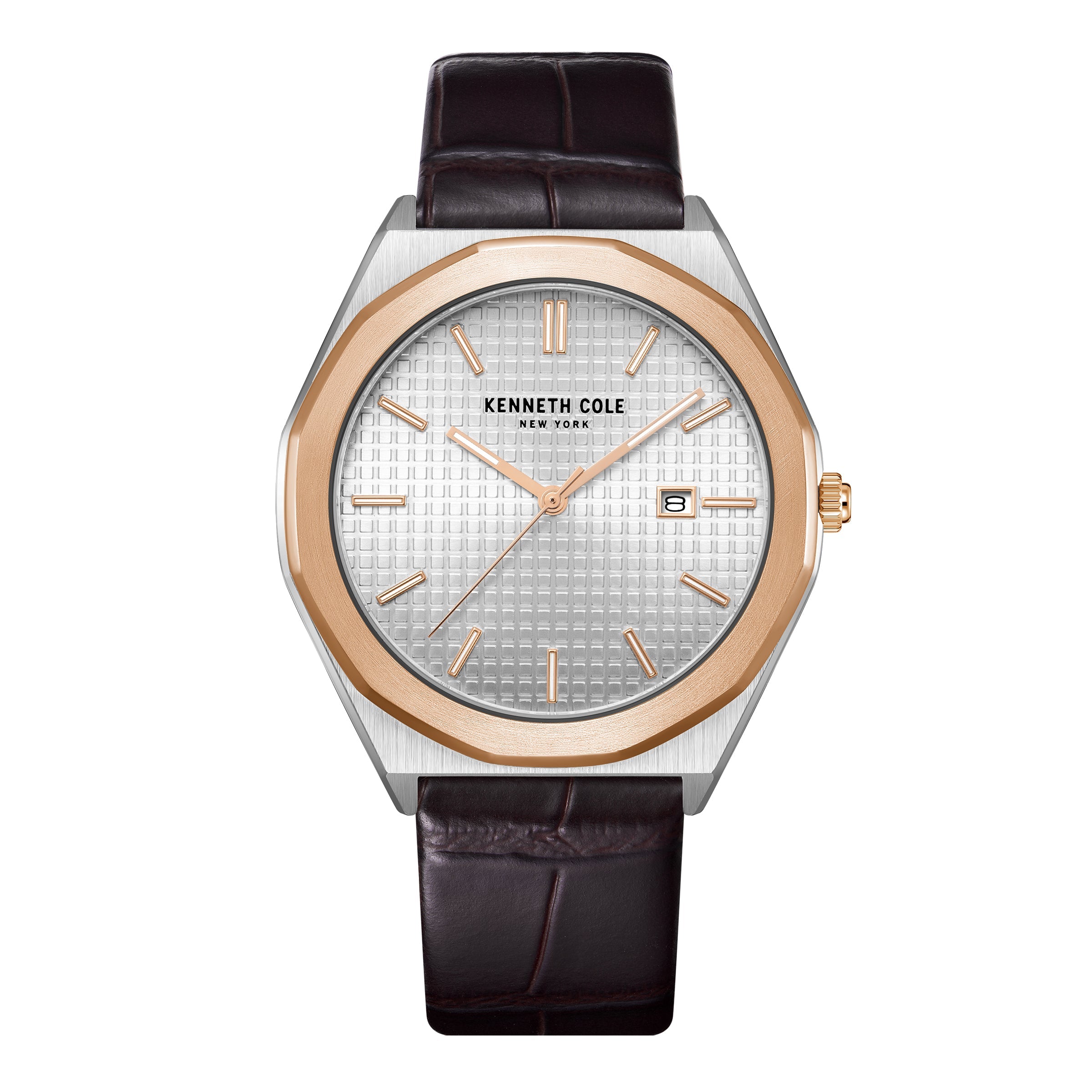 Preloved - Kenneth Cole Two-Tone Quartz Watch — Silver by Preloved - Kenneth Cole