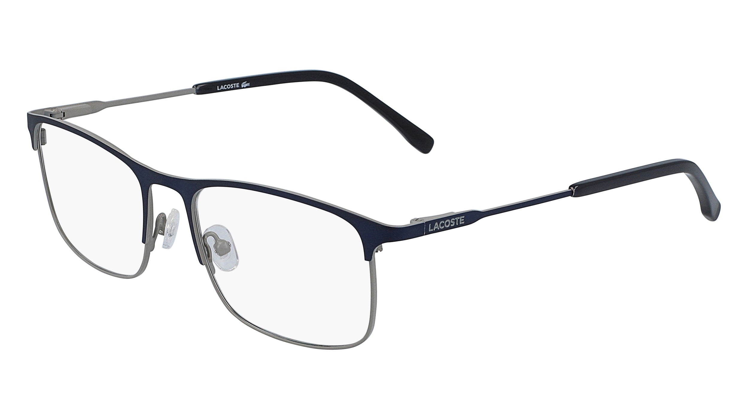 Preloved - Lacoste L2252G42454 Matte Blue Metal Eyeglasses — Blue by Preloved - Lacoste