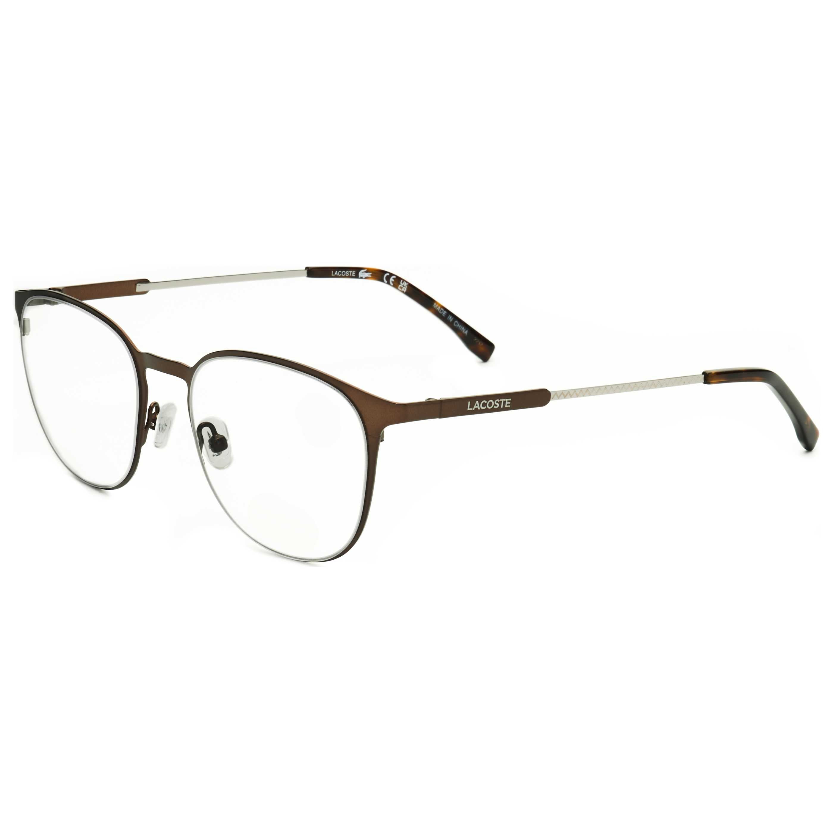 Preloved - Lacoste L228820151 Metal & Plastic Frame Eyeglasses — Brown by Preloved - Lacoste