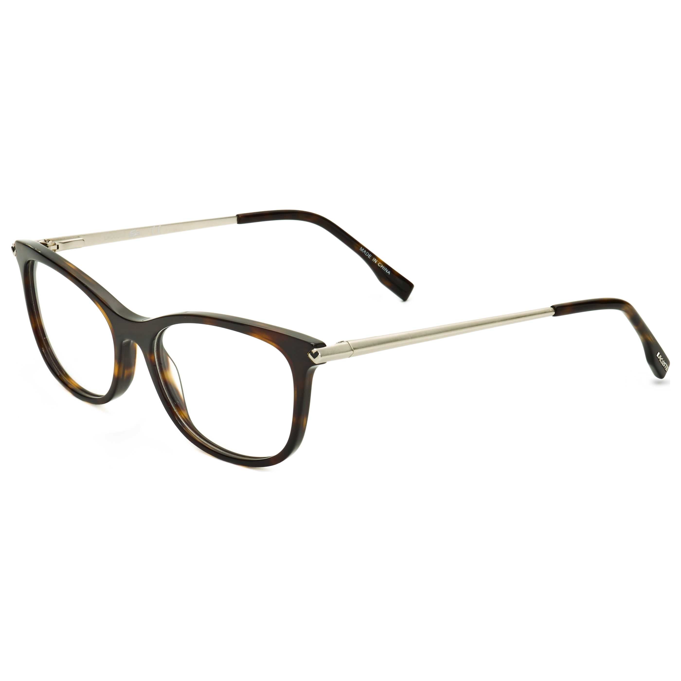 Preloved - Lacoste L286321453 Tortoiseshell Acetate Eyeglasses — Brown by Preloved - Lacoste