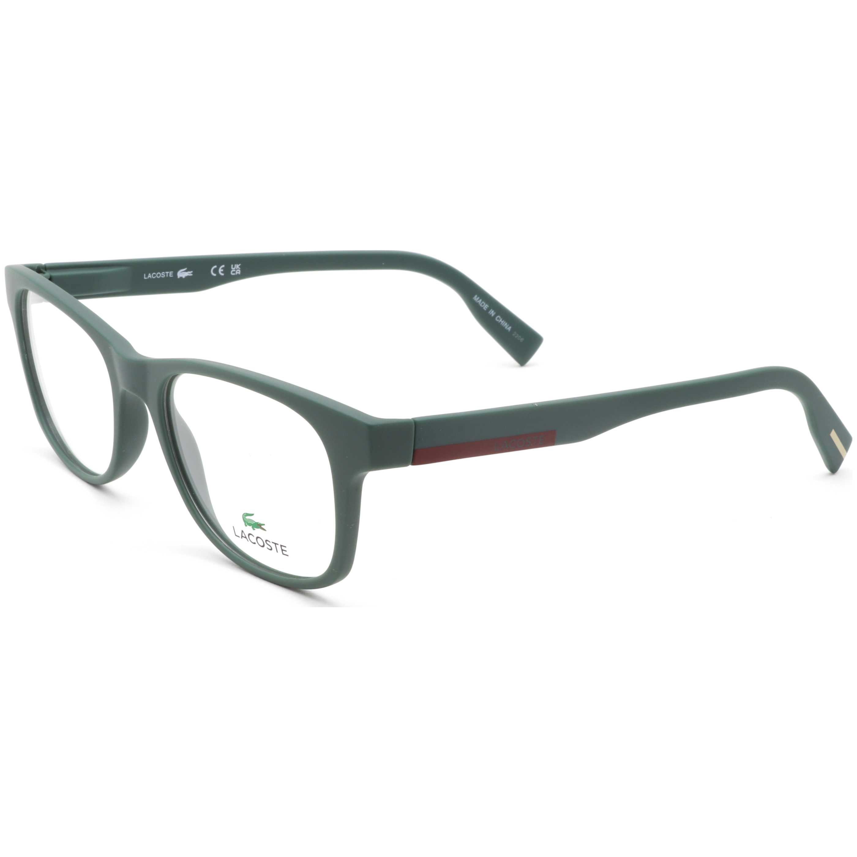 Preloved - Lacoste L291330153 Matte Green Eyeglasses — Green by Preloved - Lacoste