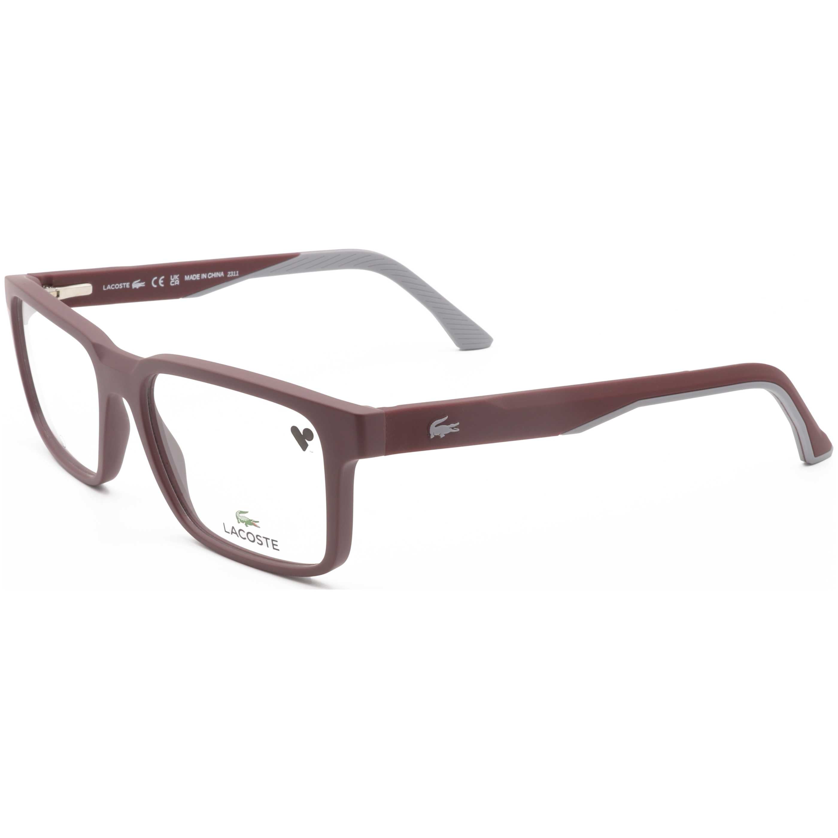 Preloved - Lacoste L292260355 Eyeglasses — Burgundy by Preloved - Lacoste