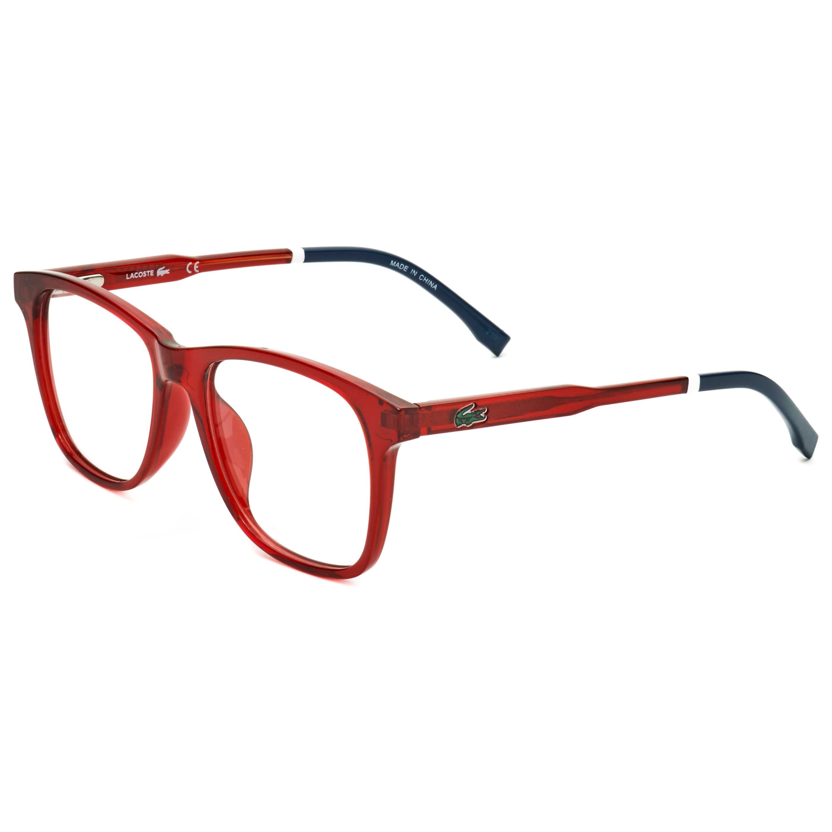 Preloved - Lacoste L363561549 Red Square-Frame Eyeglasses — Red by Preloved - Lacoste