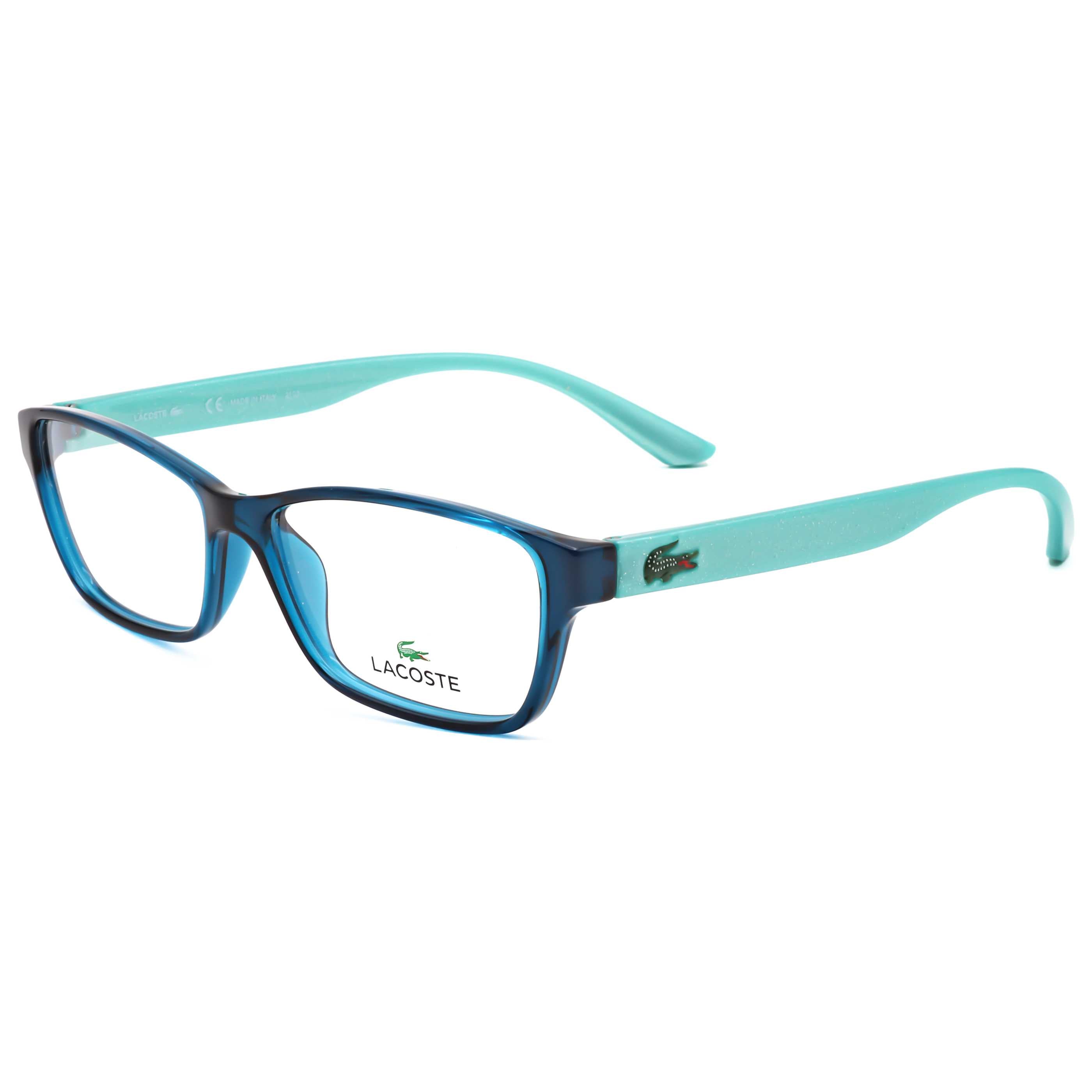 Preloved - Lacoste L3803BMI46651 Color-Block Frame Eyeglasses — Blue by Preloved - Lacoste