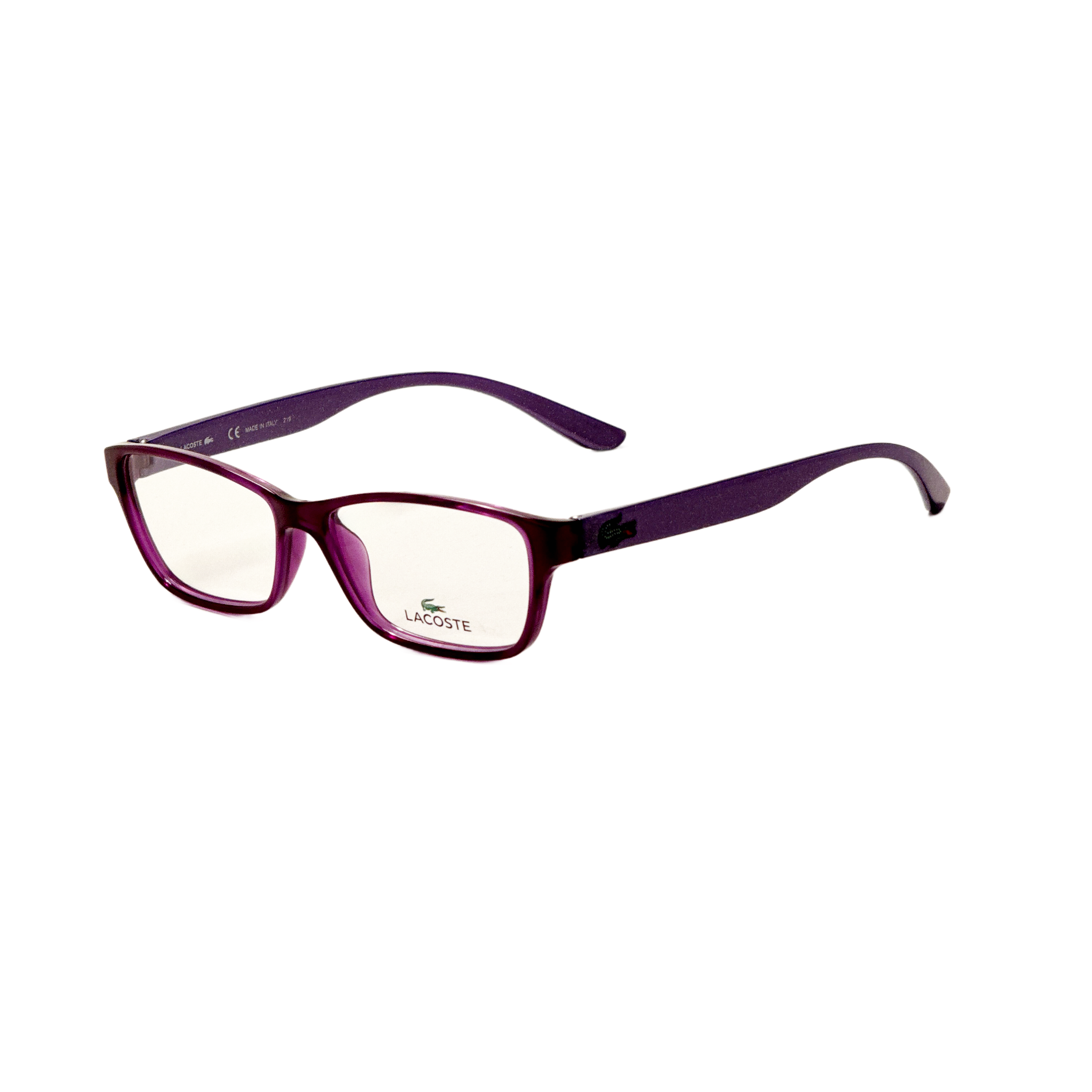 Preloved - Lacoste L3803BMI51351 Rectangle Frame Eyeglasses — Purple by Preloved - Lacoste