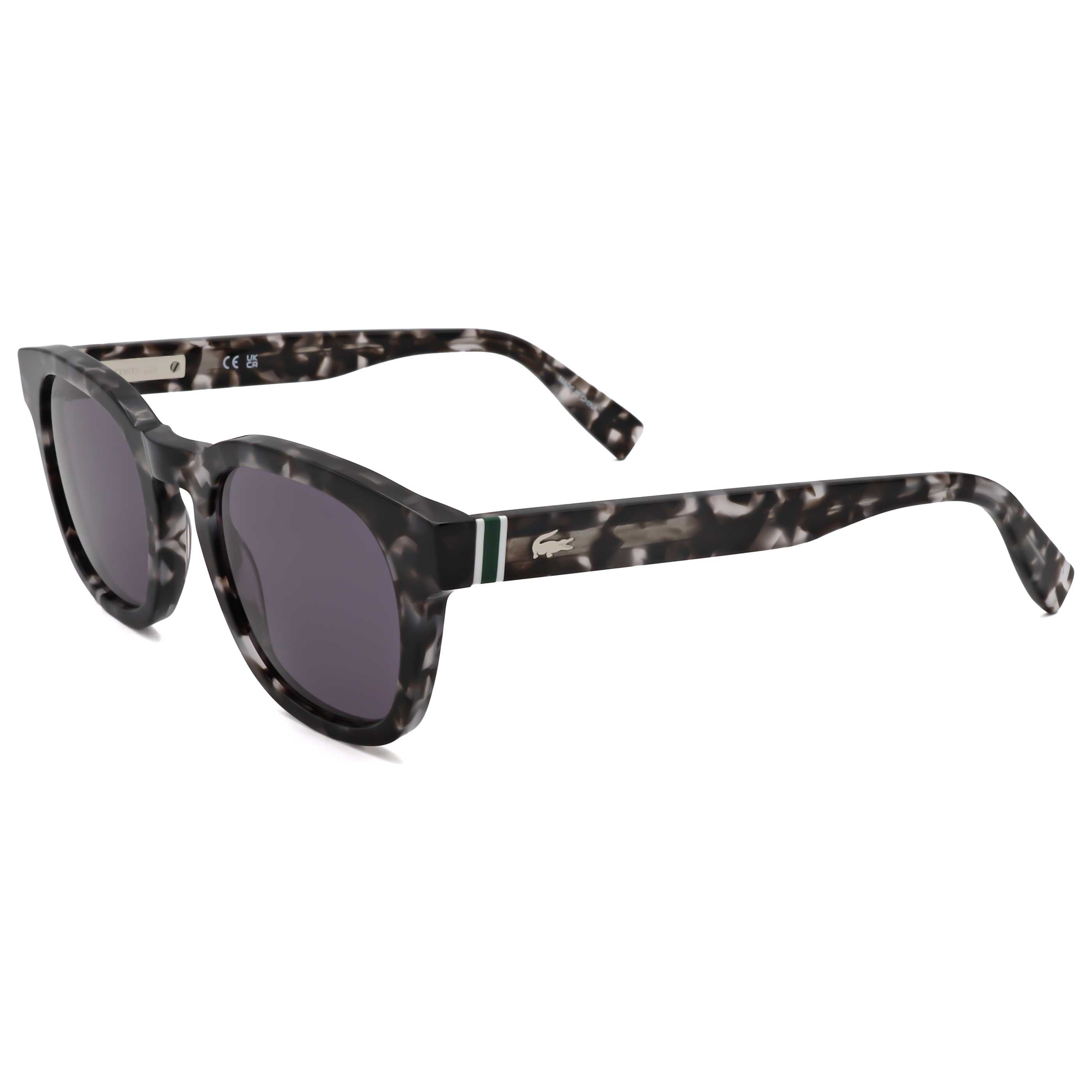 Preloved - Lacoste L6015S24049 Havana Tortoiseshell Sunglasses — Gray by Preloved - Lacoste