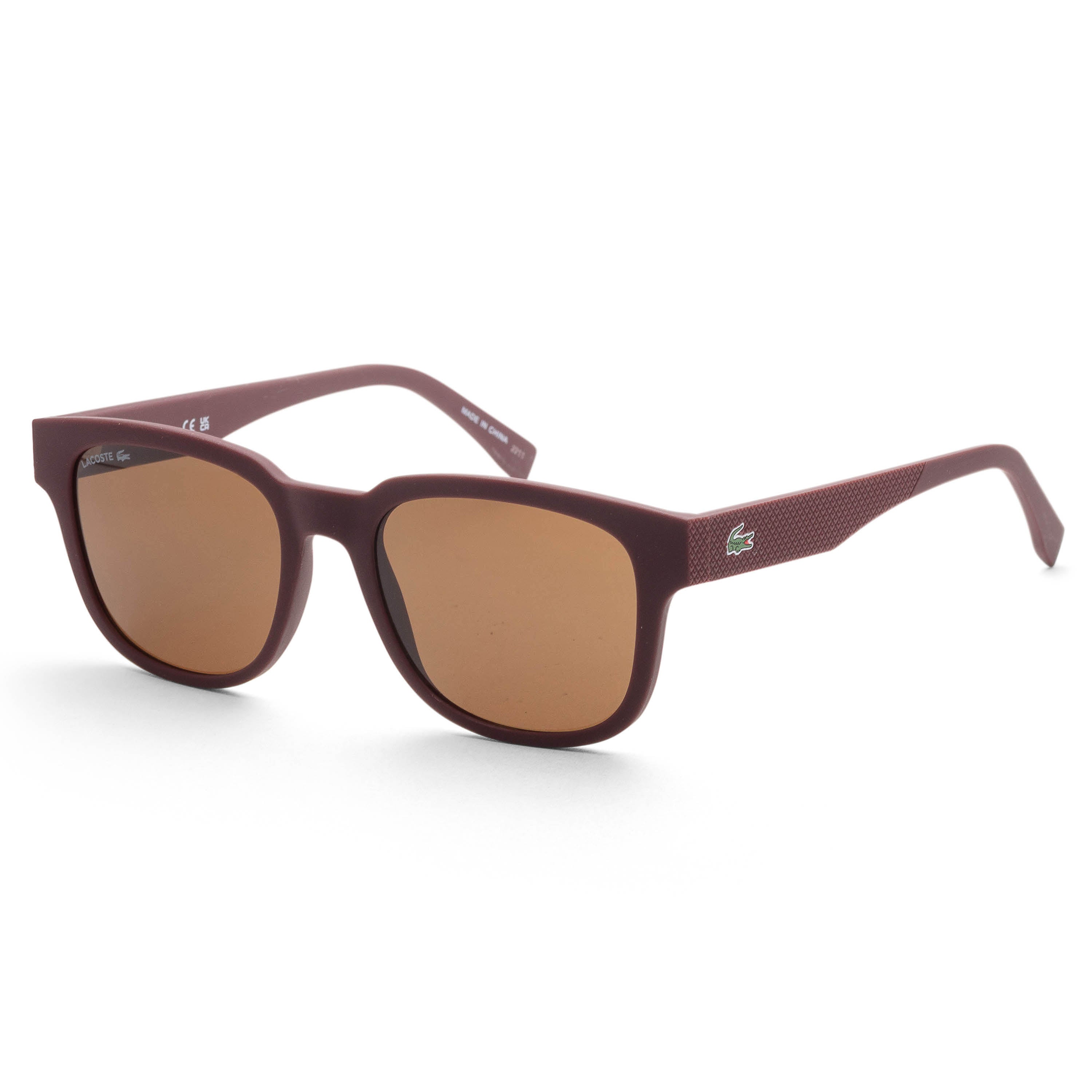 Preloved - Lacoste L982S60053 Matte Burgundy Sunglasses — Burgundy by Preloved - Lacoste