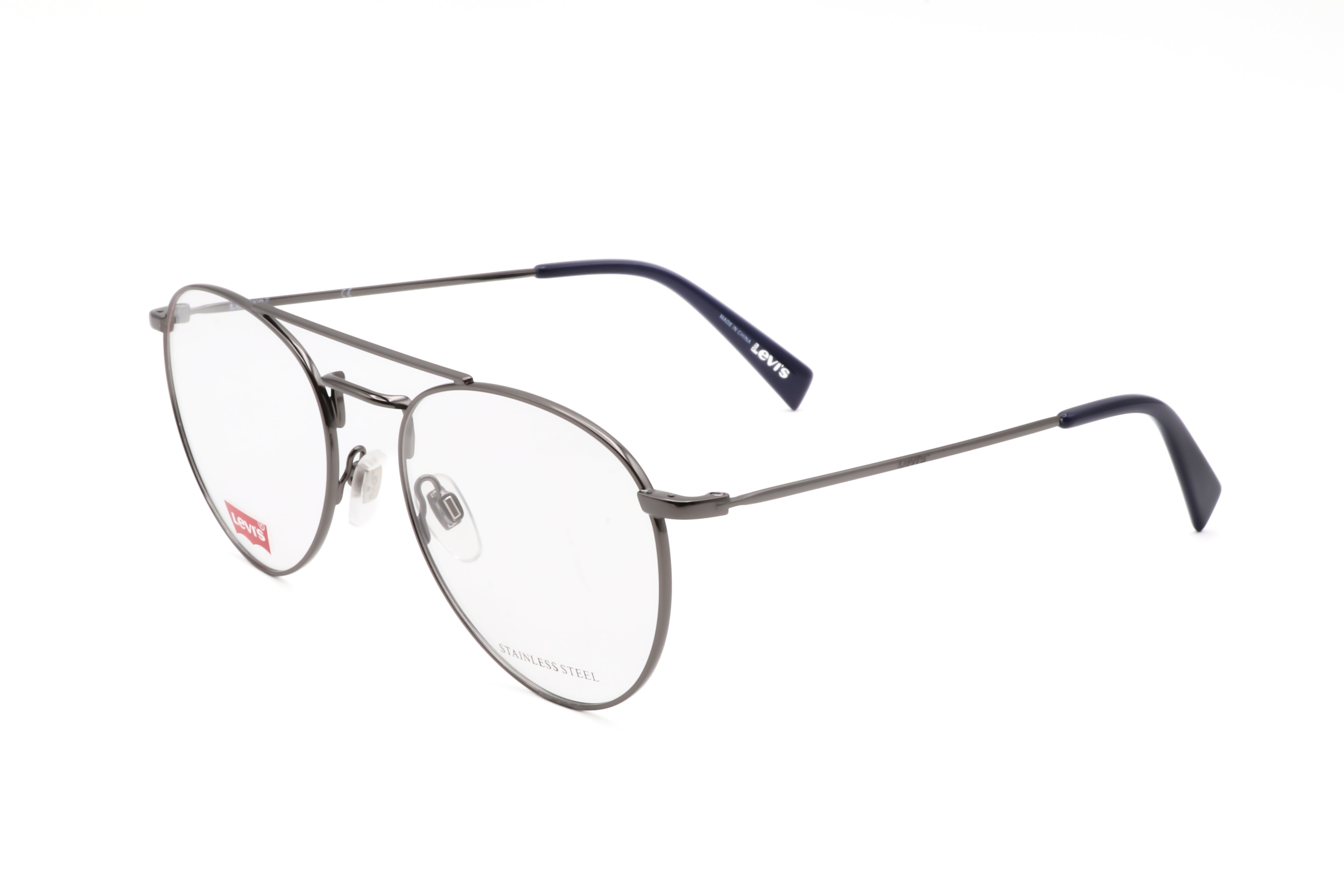 Preloved - Levi'S LV1006KJ154 Metal Aviator Eyeglasses — Gray by Preloved - Levi'S