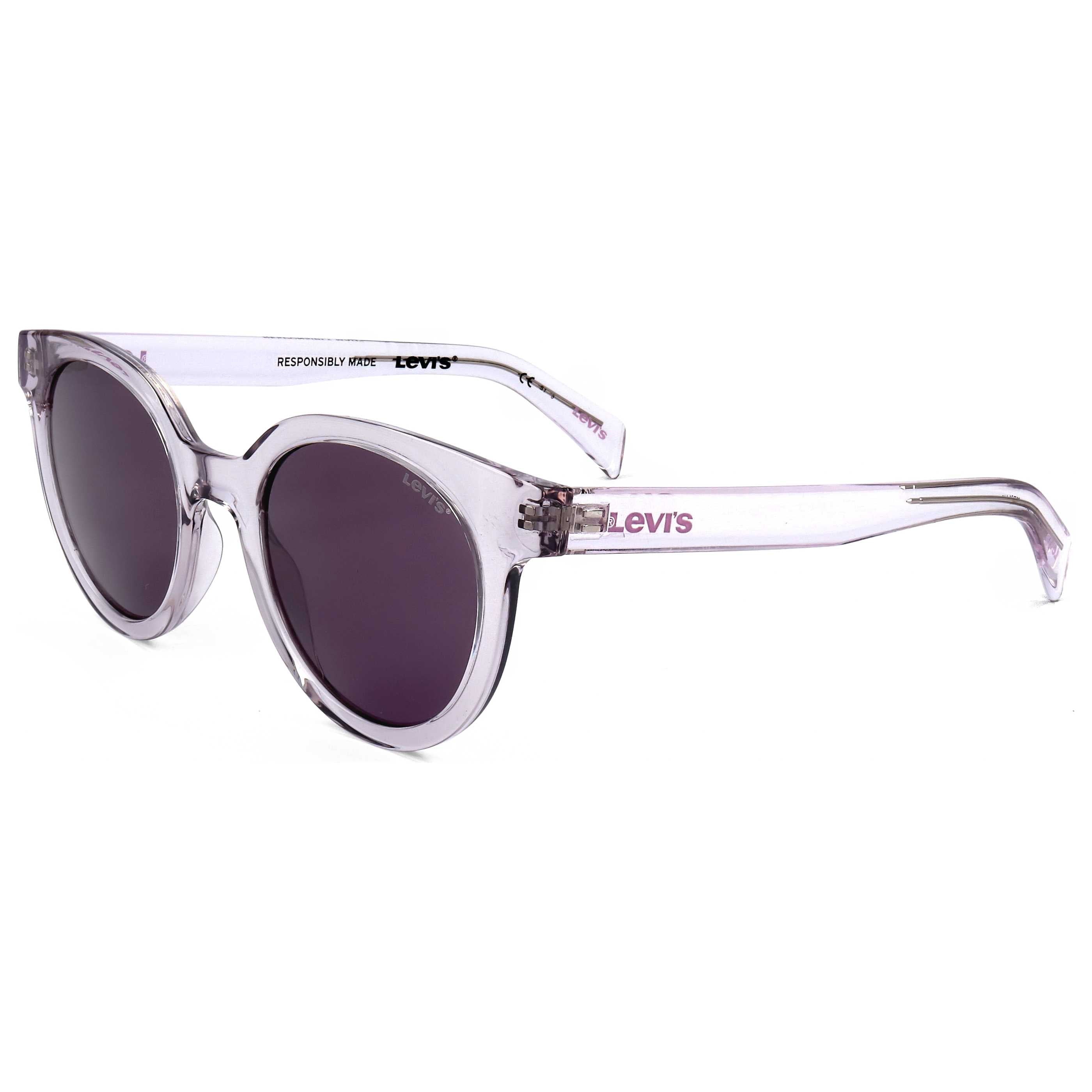 Preloved - Levi'S LV1009S78950 Round Frame Sunglasses — Purple by Preloved - Levi'S