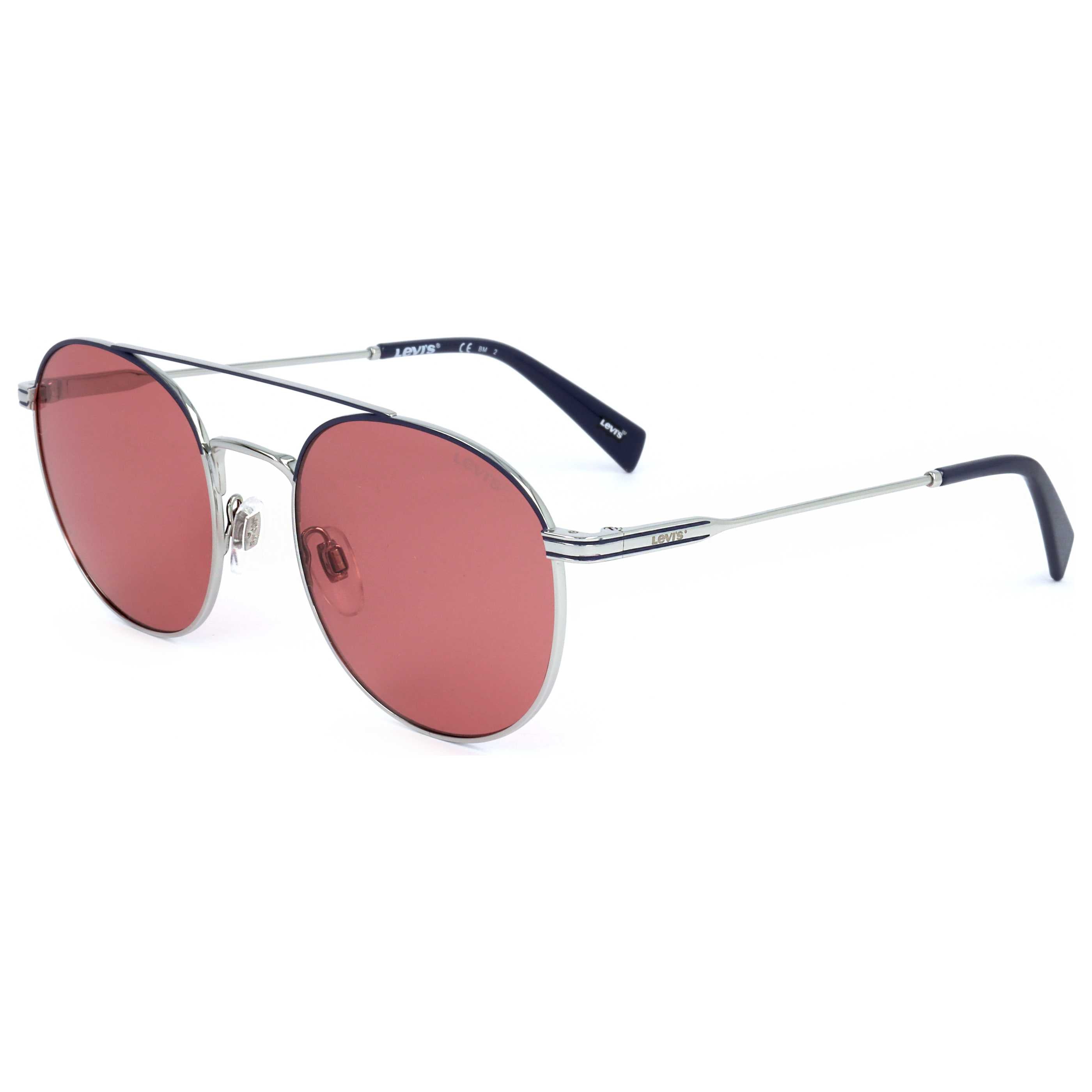 Preloved - Levi'S LV1013S01054 Palladium Round-Frame Sunglasses — Rose by Preloved - Levi'S