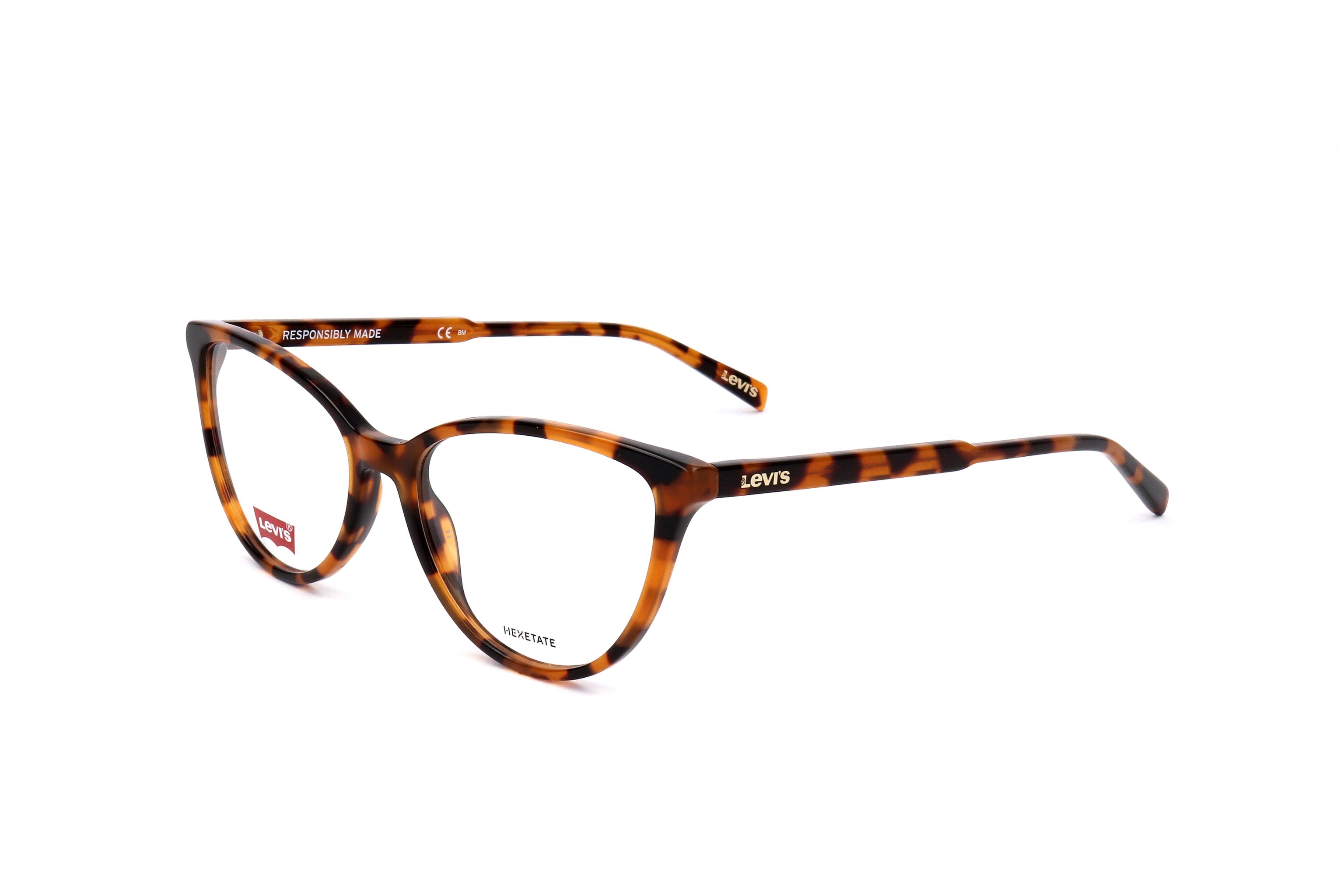 Preloved - Levi'S LV101505L53 Tortoiseshell Havana Eyeglasses — Brown by Preloved - Levi'S