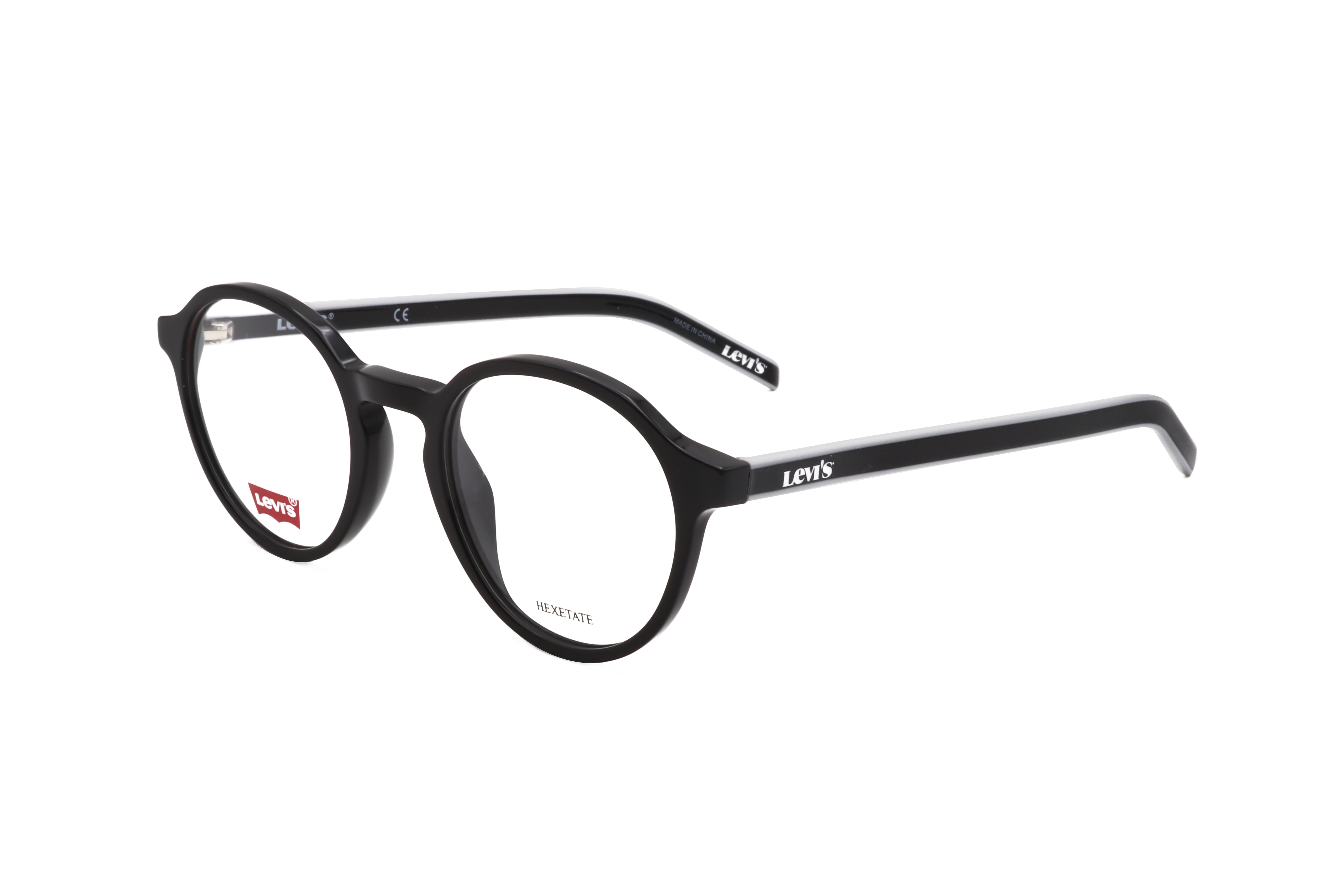 Preloved - Levi'S LV1023080721 Round-Frame Acetate Eyeglasses — Black by Preloved - Levi'S