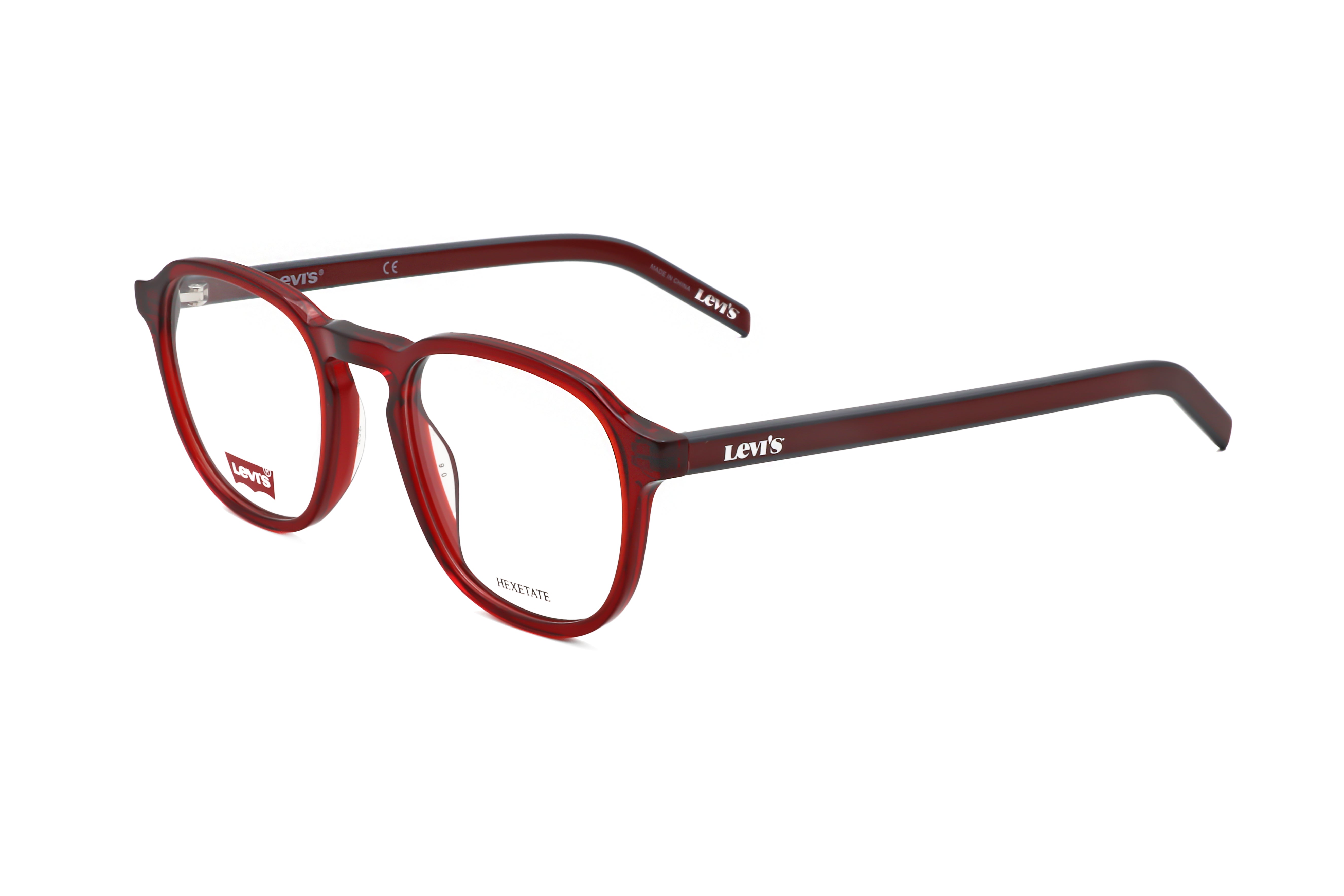 Preloved - Levi'S LV10240C9A20 Red Acetate Frame Eyeglasses — Red by Preloved - Levi'S