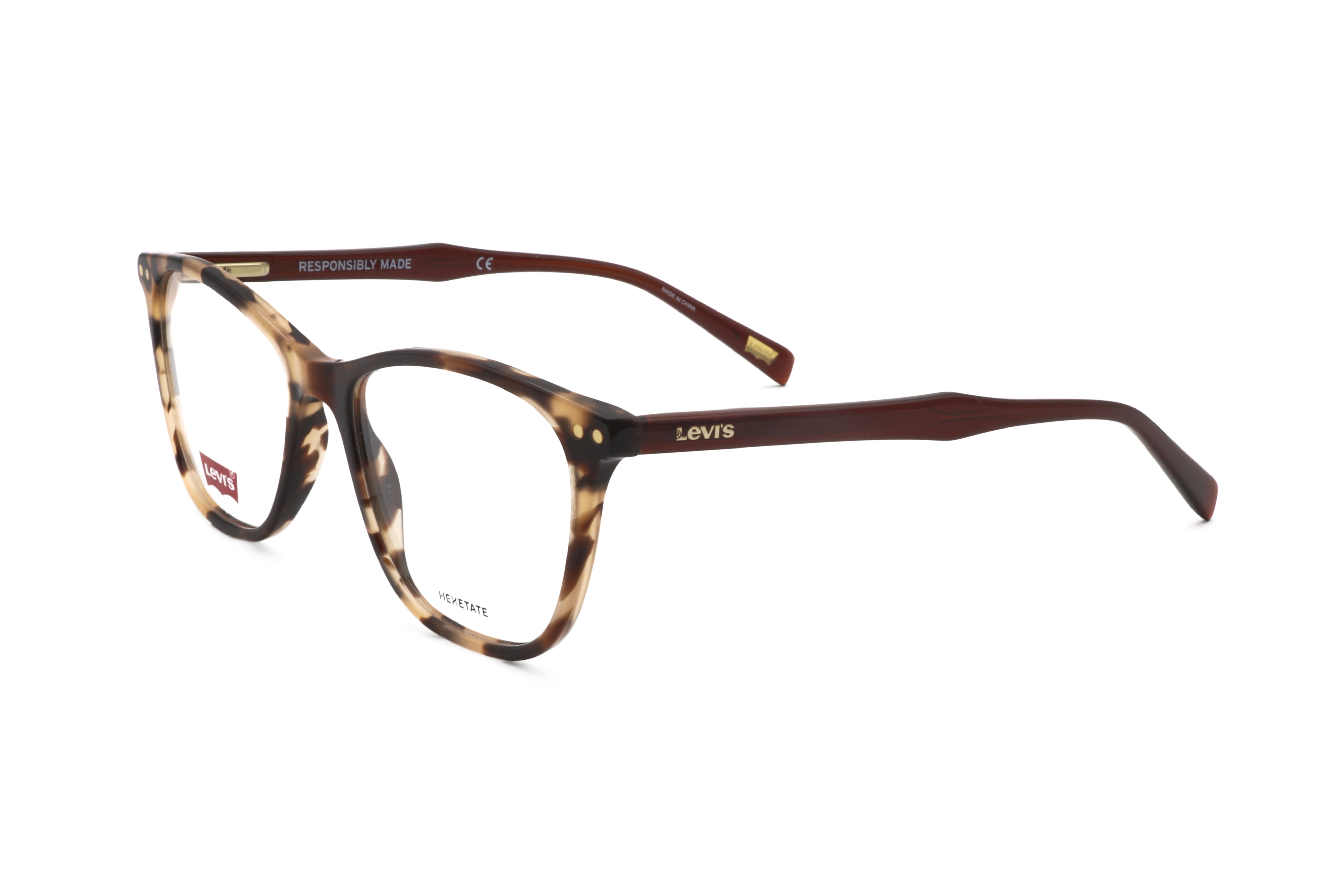 Preloved - Levi'S LV5018HMV52 Tortoiseshell Acetate Eyeglasses — Brown by Preloved - Levi'S