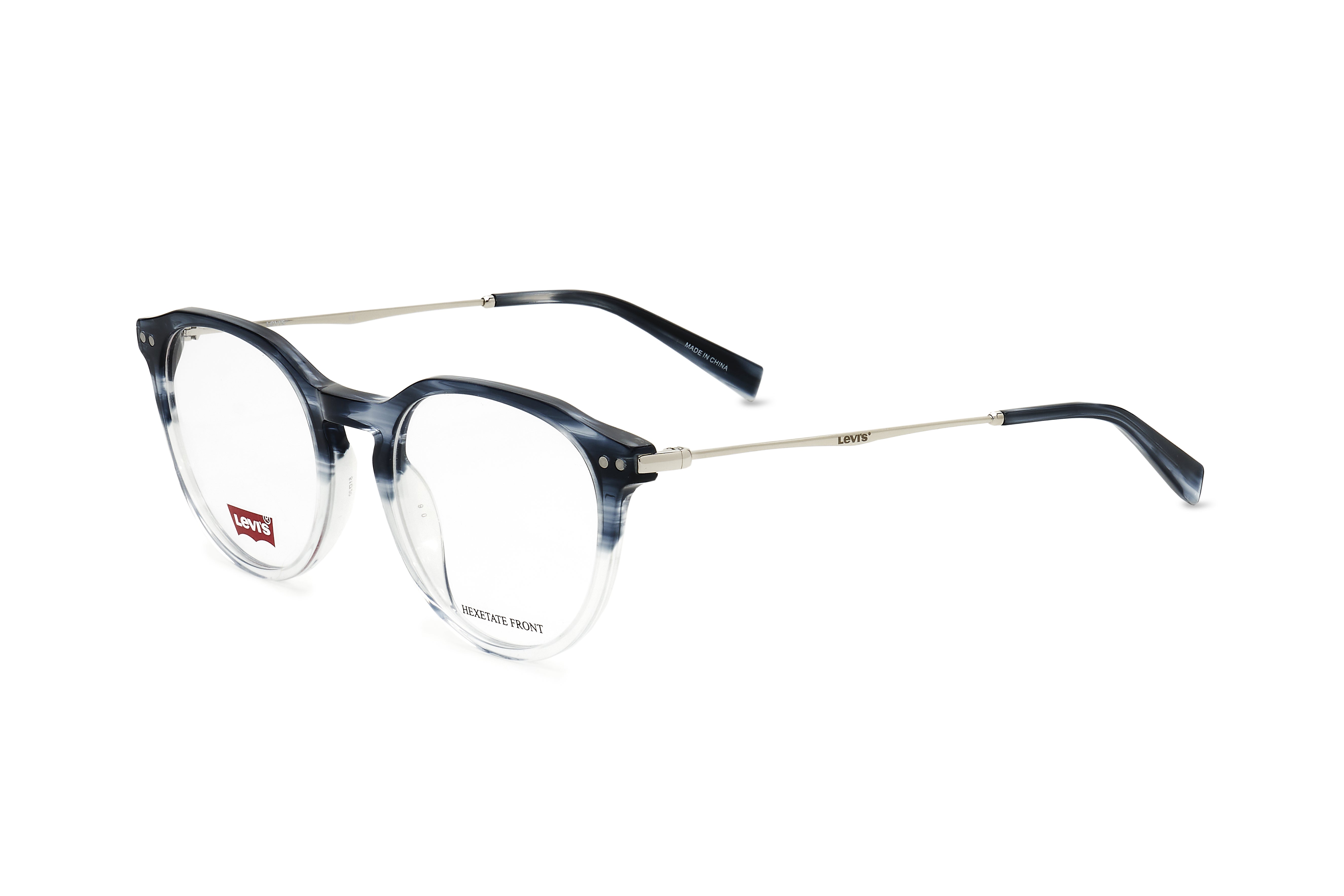 Preloved - Levi'S LV5022038I20 Blue Horn Acetate Eyeglasses — Blue by Preloved - Levi'S