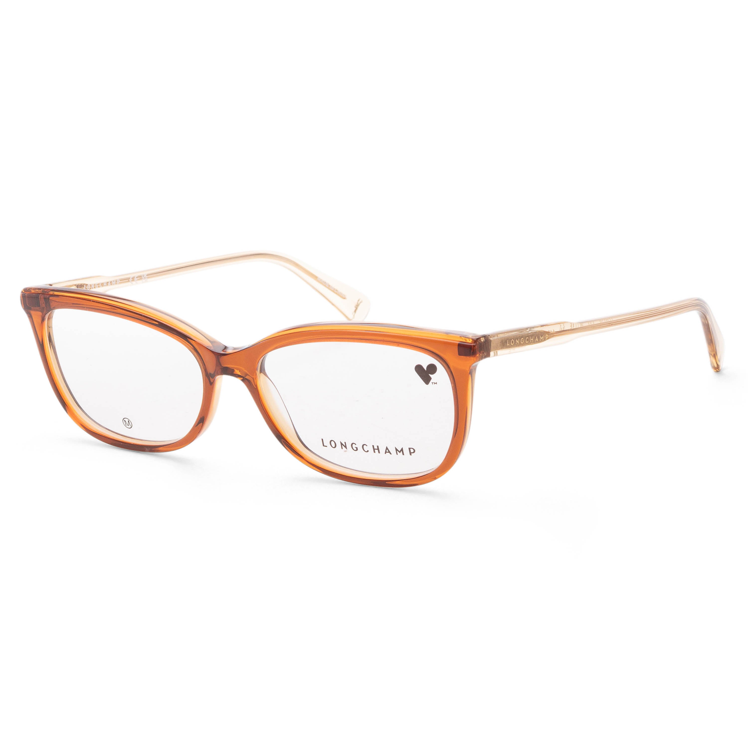 Preloved - Longchamp LO2718233 Acetate Rectangular Eyeglasses — Orange by Preloved - Longchamp