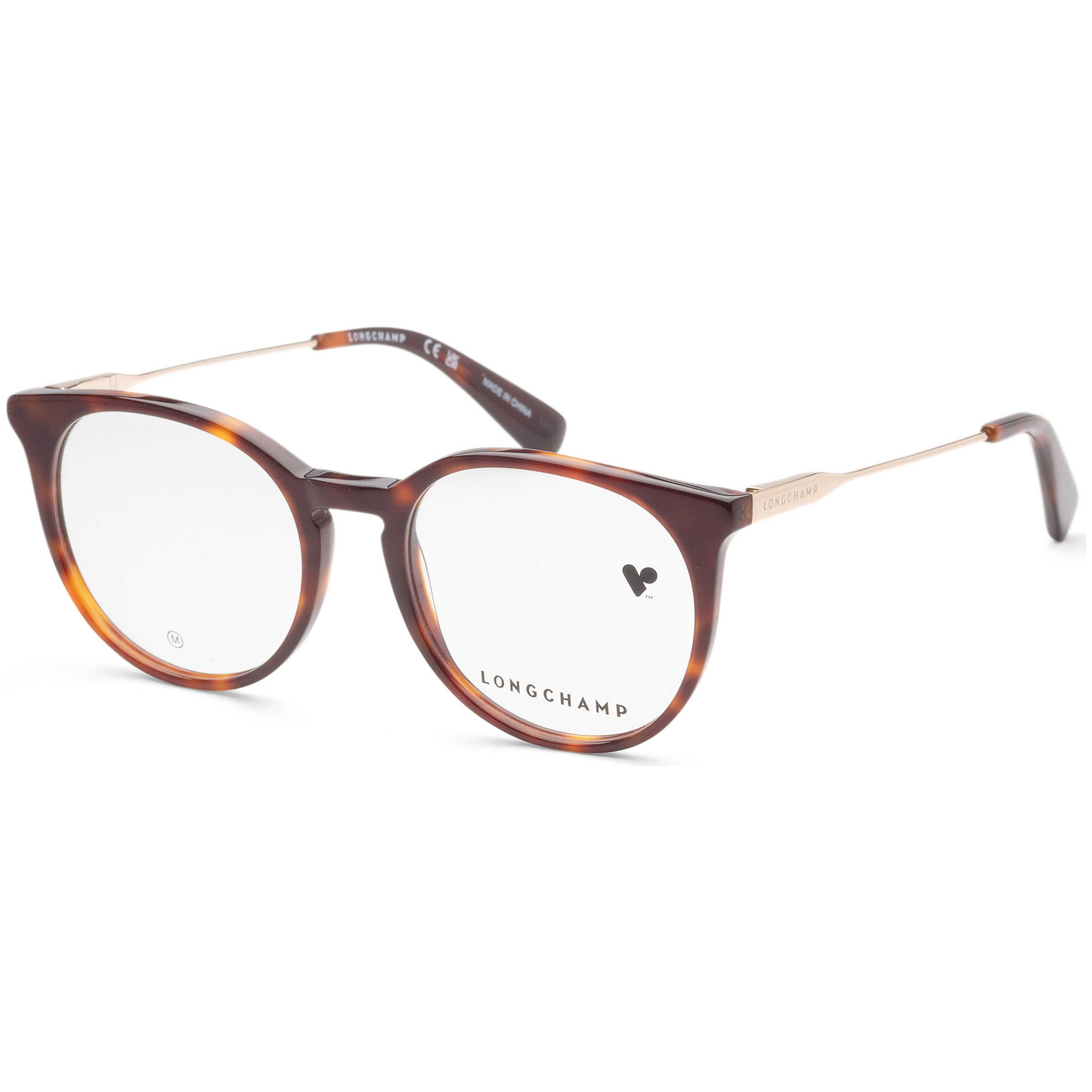 Preloved - Longchamp LO2720230 Tortoiseshell Round Eyeglasses — Brown by Preloved - Longchamp