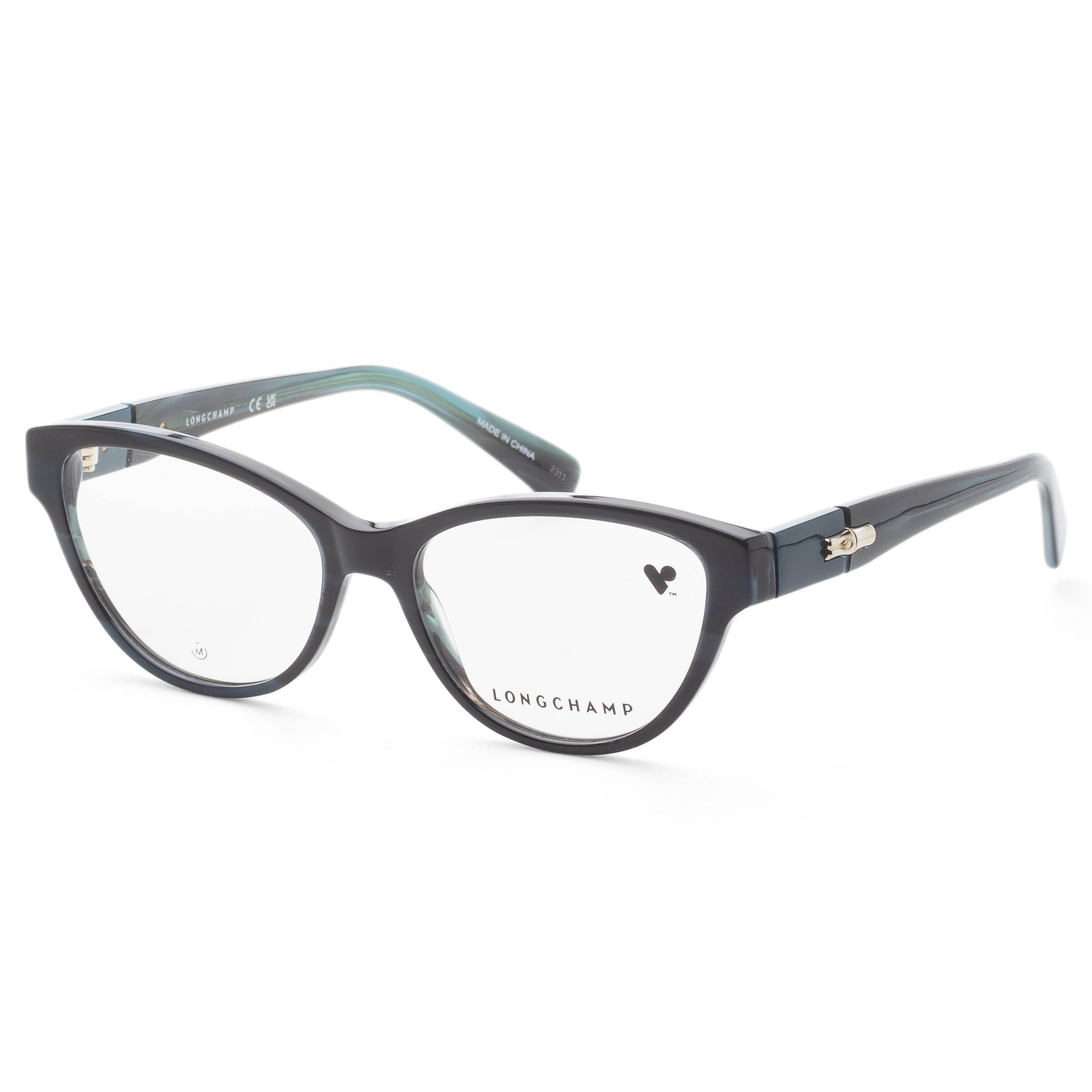 Preloved - Longchamp LO2721426 Cat-Eye Acetate Eyeglasses — Black by Preloved - Longchamp