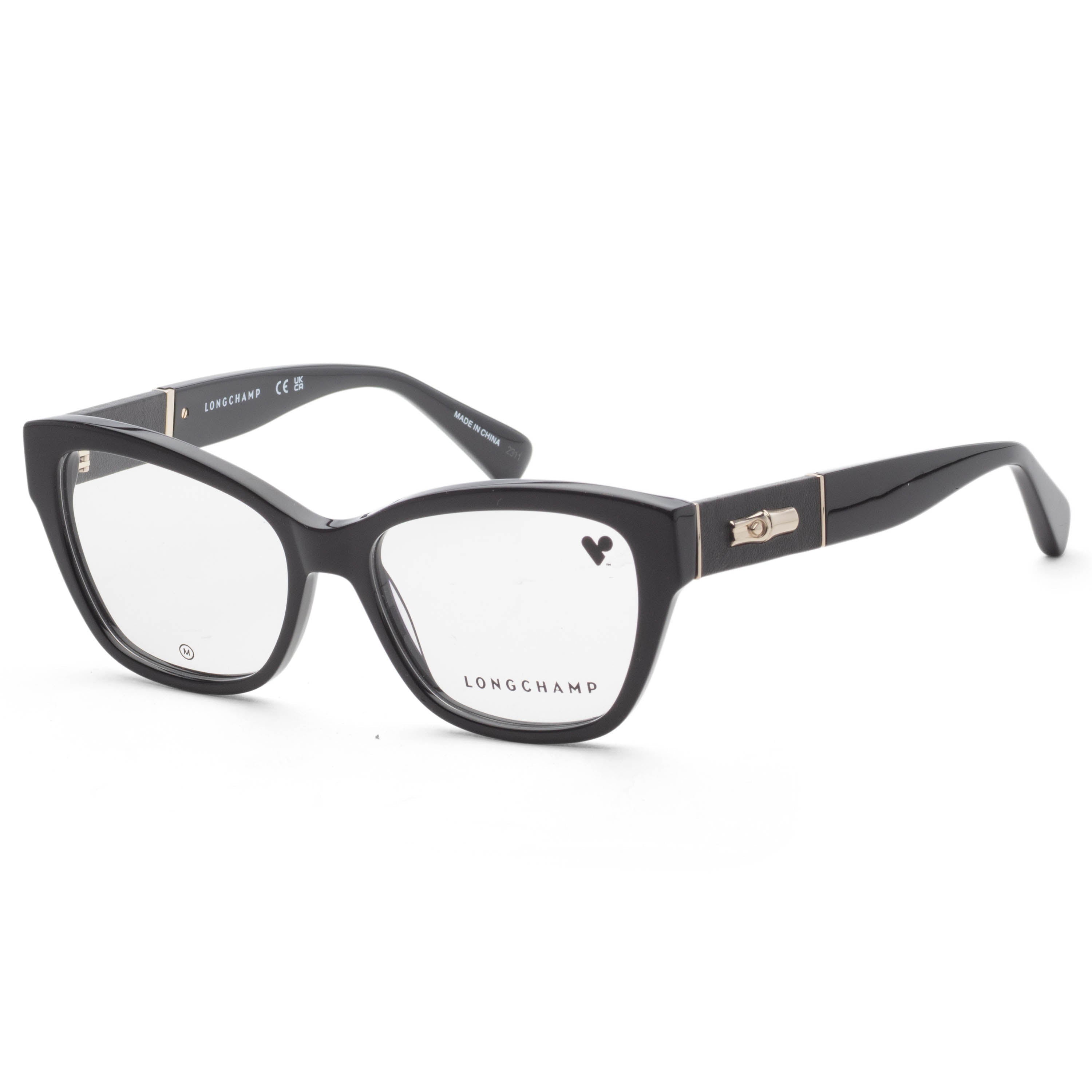 Preloved - Longchamp LO2742L001 Black Acetate Frame Eyeglasses — Black by Preloved - Longchamp