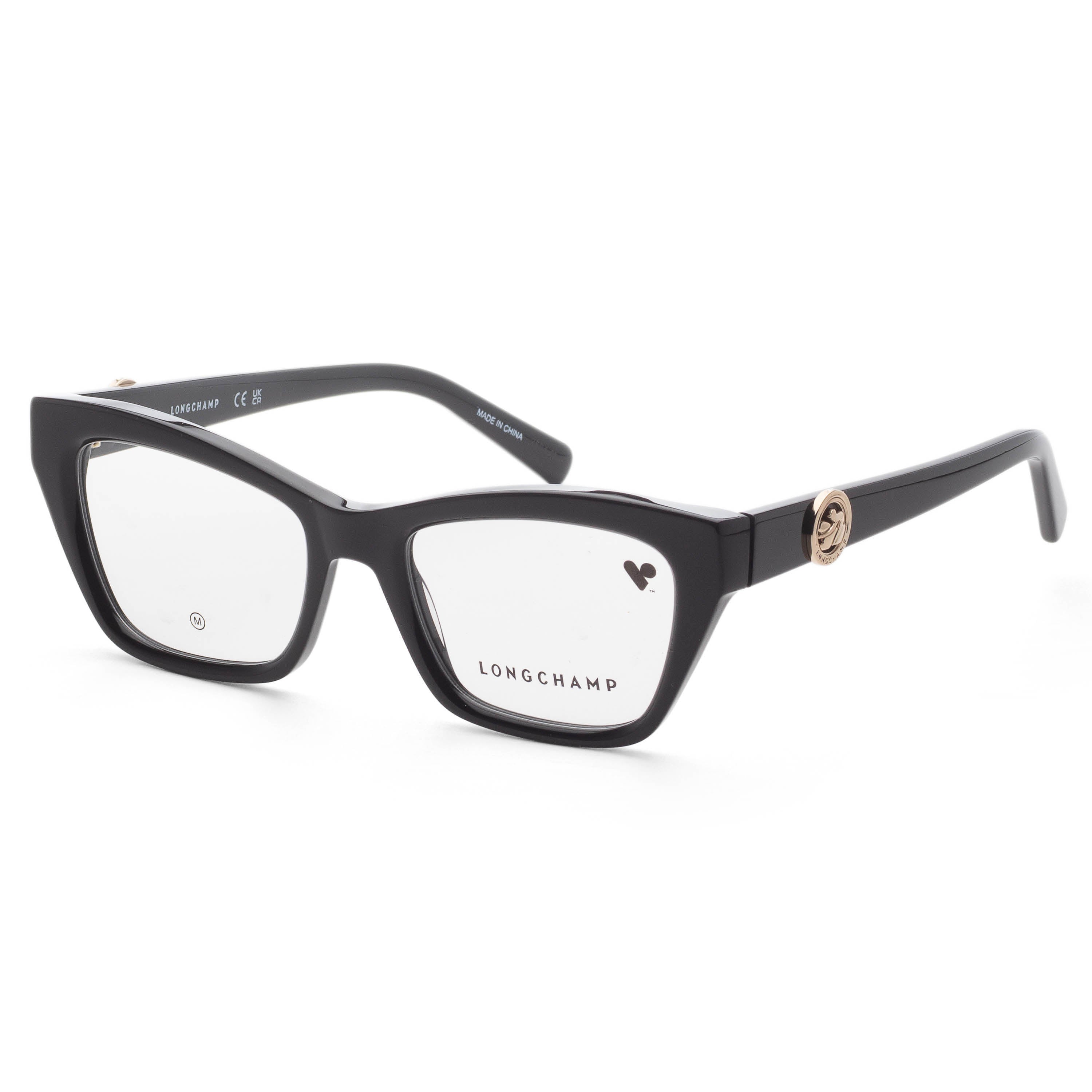 Preloved - Longchamp LO2762001 Black Acetate Eyeglasses — Black by Preloved - Longchamp