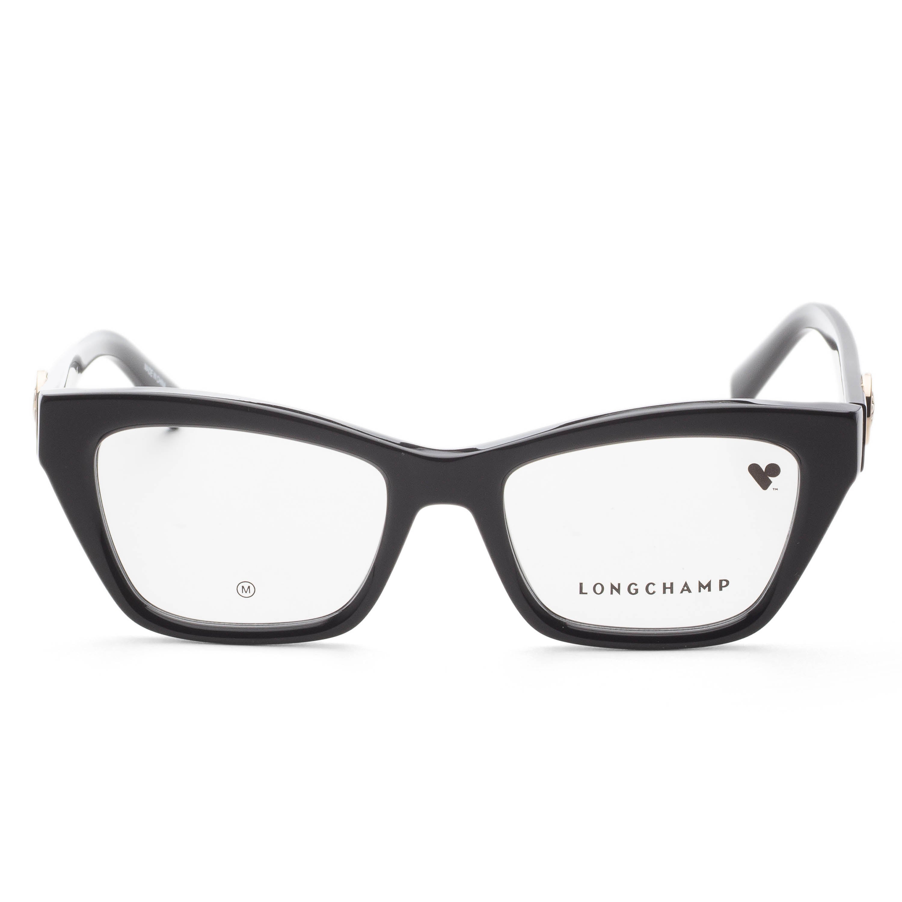 Preloved - Longchamp LO2762001 Black Acetate Eyeglasses — Black, view 3
