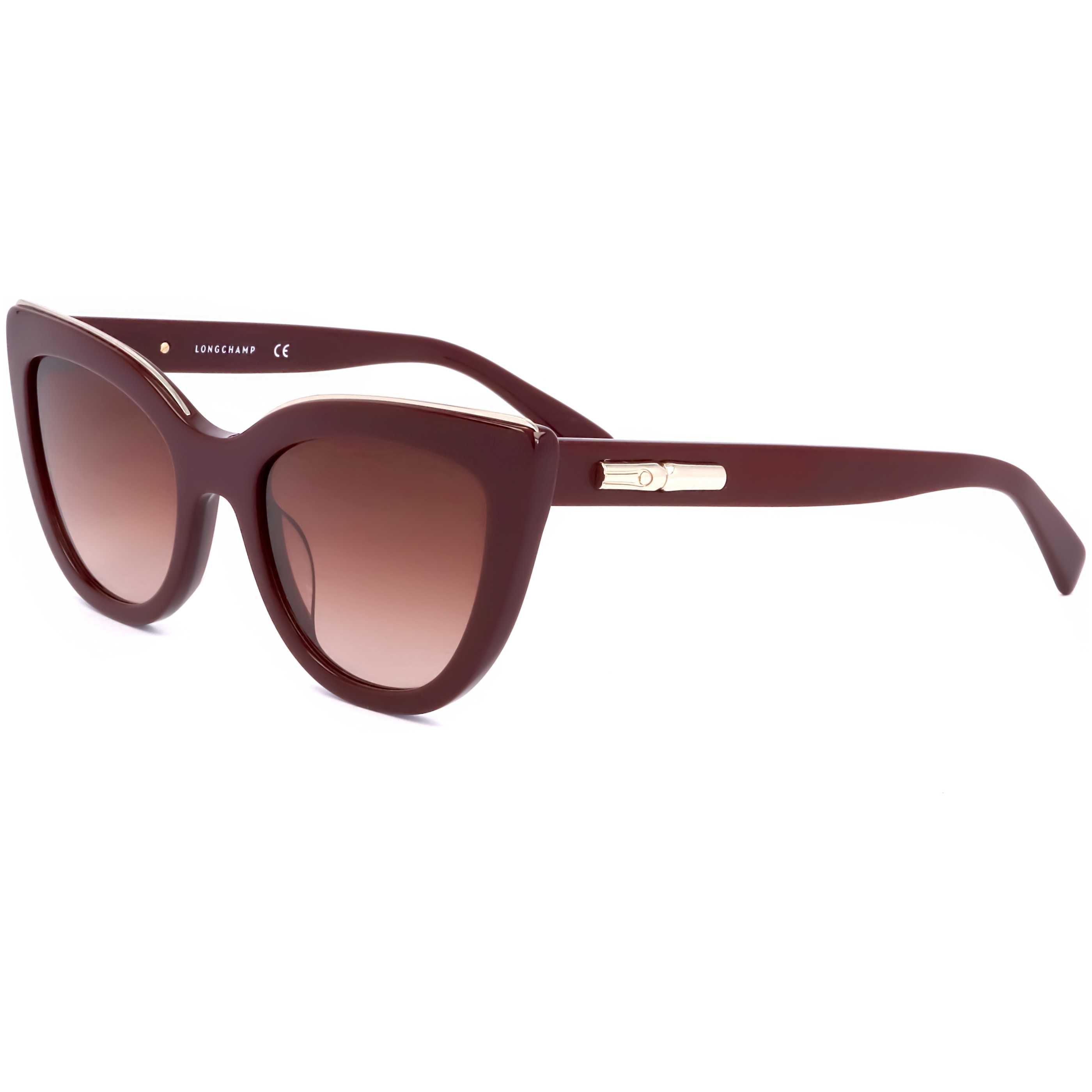 Preloved - Longchamp LO686S604 Sunglasses — Burgundy by Preloved - Longchamp