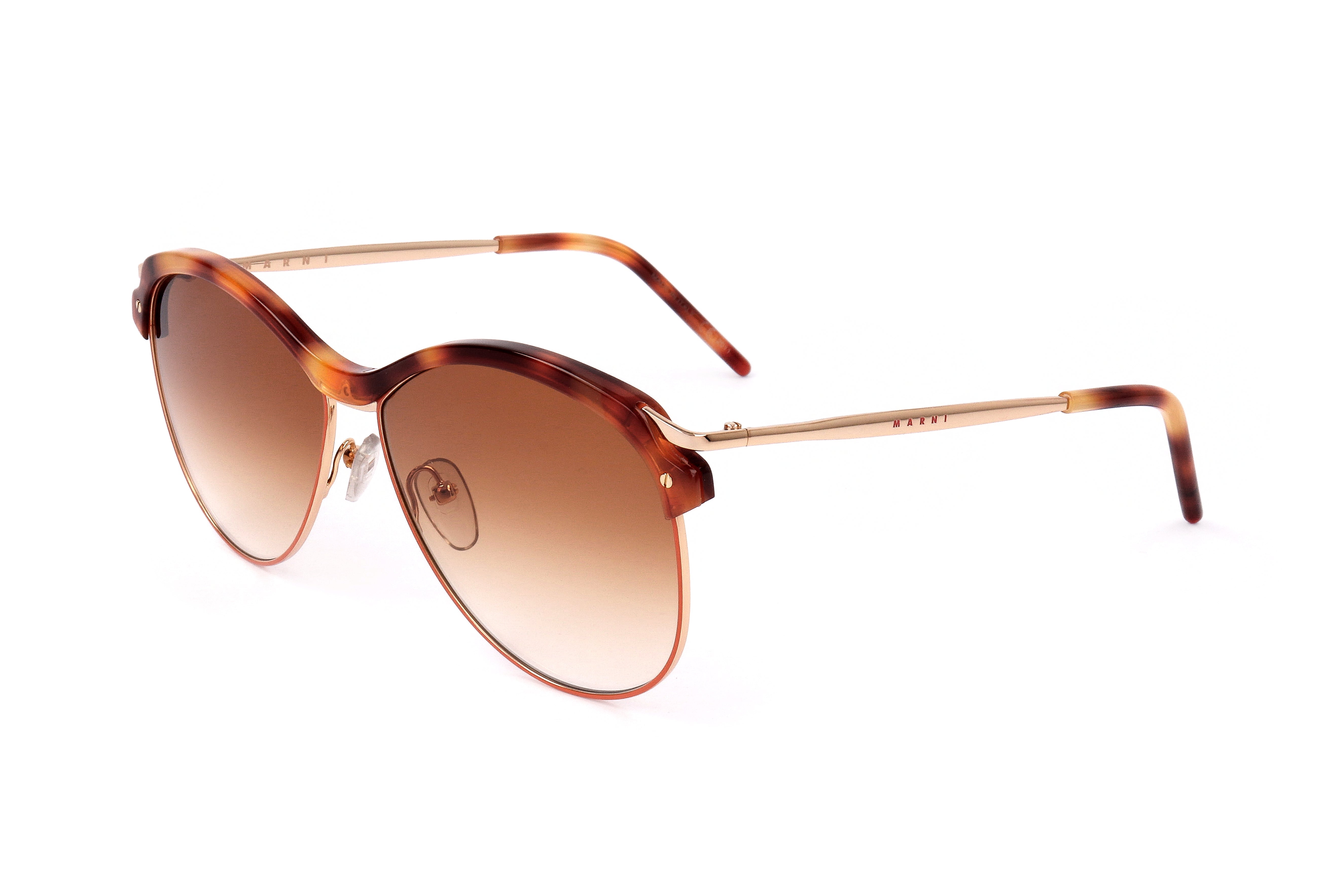 Preloved - Marni ME119S21858 Gradient Havana Sunglasses — Brown by Preloved - Marni