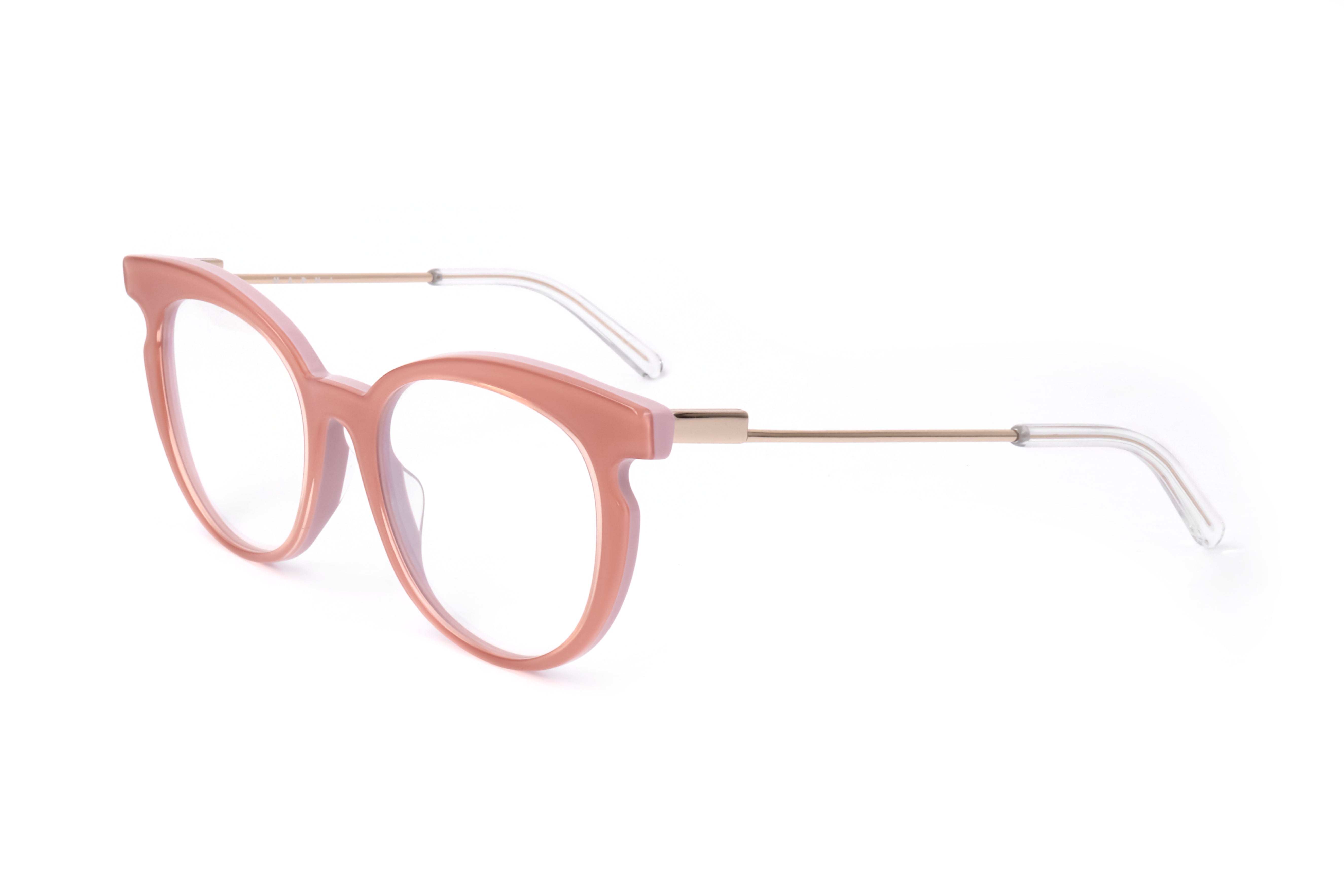 Preloved - Marni ME262160153 Round Acetate Eyeglasses — Pink by Preloved - Marni