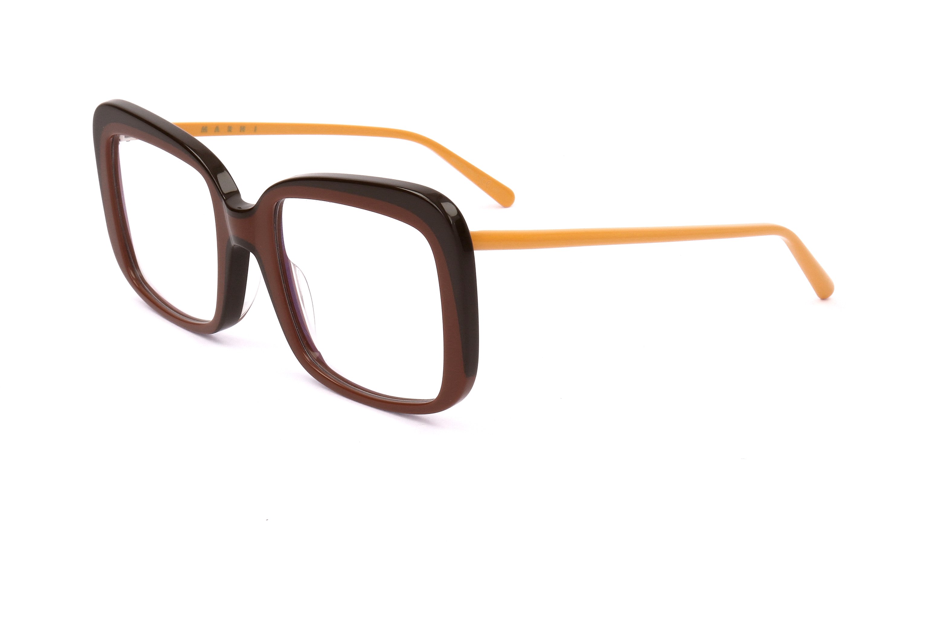 Preloved - Marni ME262323253 Square-Frame Eyeglasses — Brown by Preloved - Marni