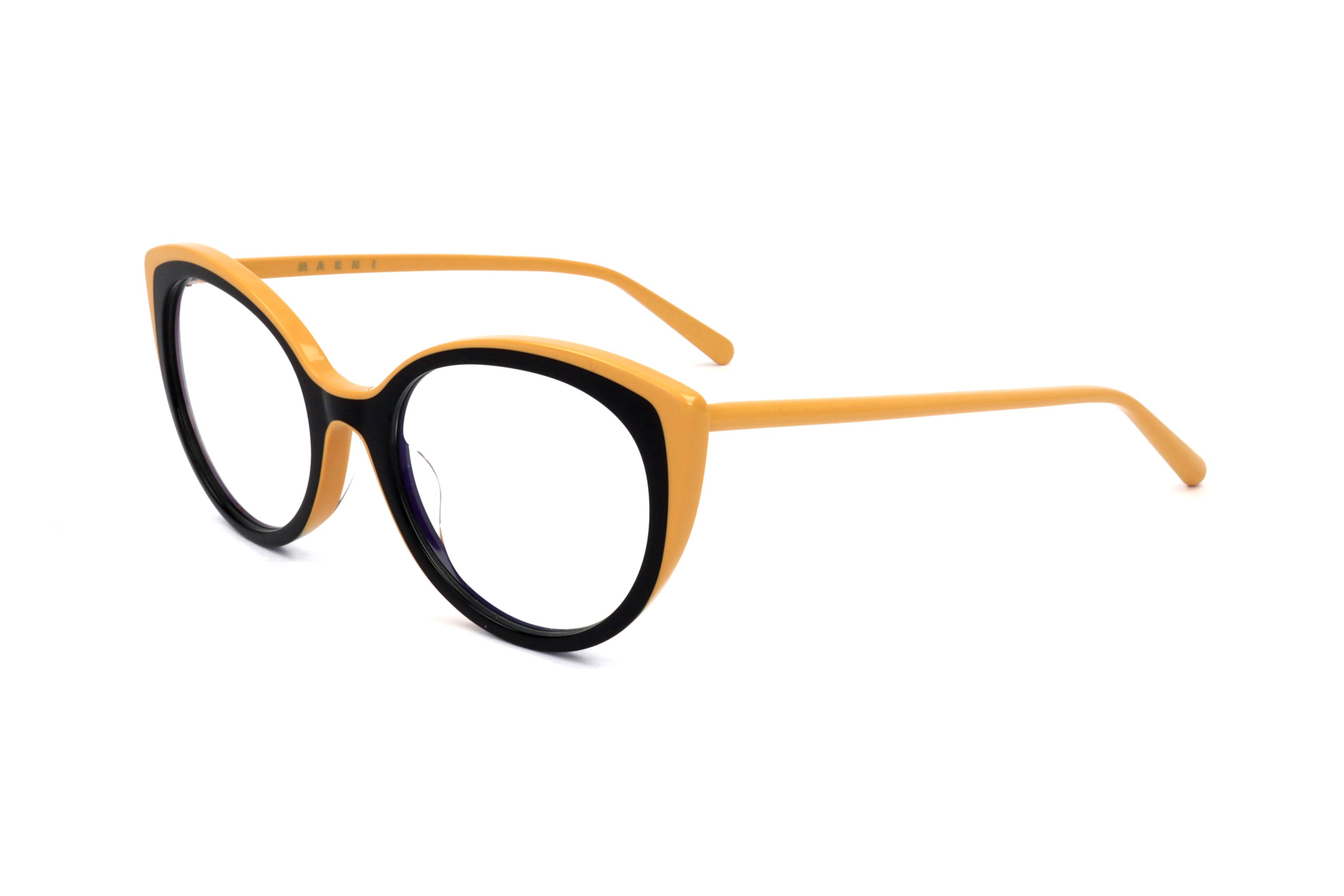 Preloved - Marni ME262501153 Two-Tone Acetate Eyeglasses — Black by Preloved - Marni