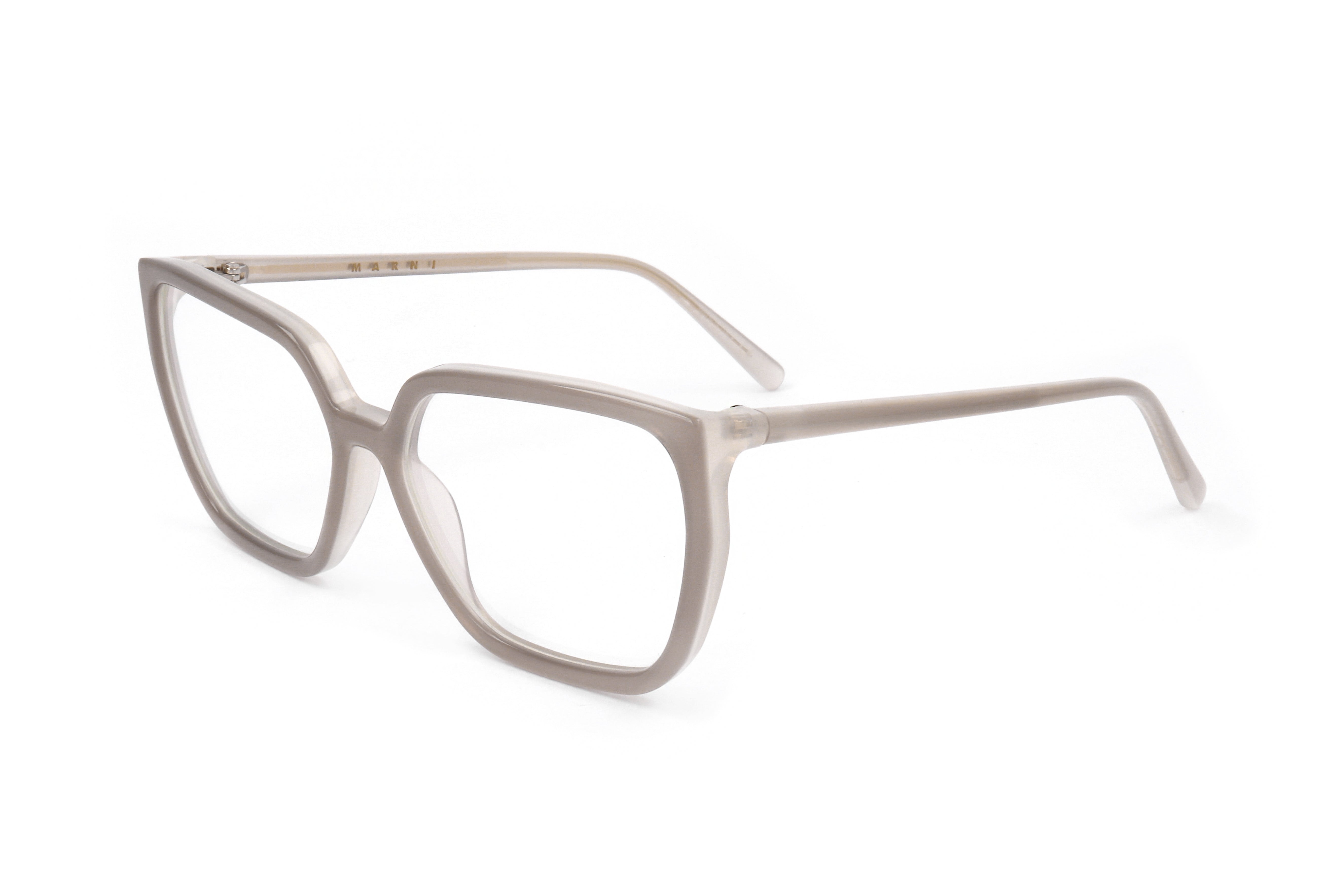 Preloved - Marni ME263103457 Oversized Square Eyeglasses — Gray by Preloved - Marni