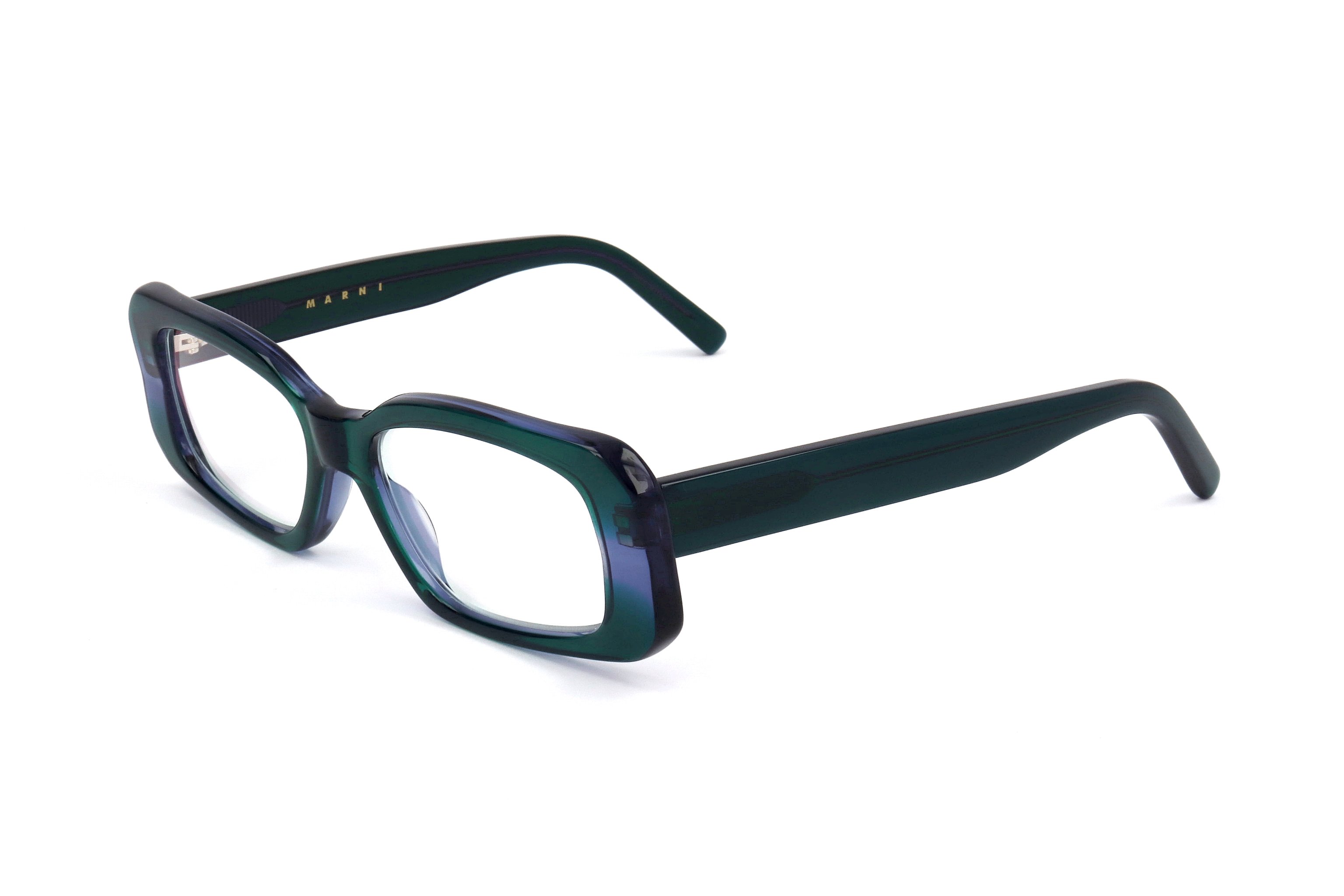 Preloved - Marni ME263541151 Blue-Green Acetate Eyeglasses — Blue by Preloved - Marni