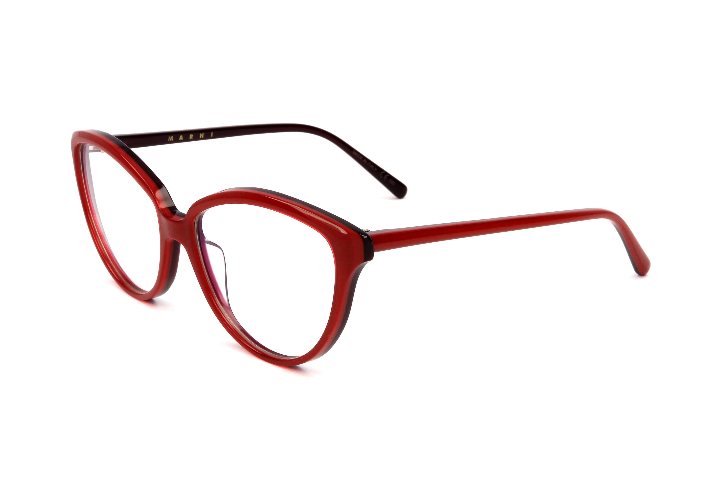 Preloved - Marni ME263861555 Cat-eye Acetate Eyeglasses — Red by Preloved - Marni