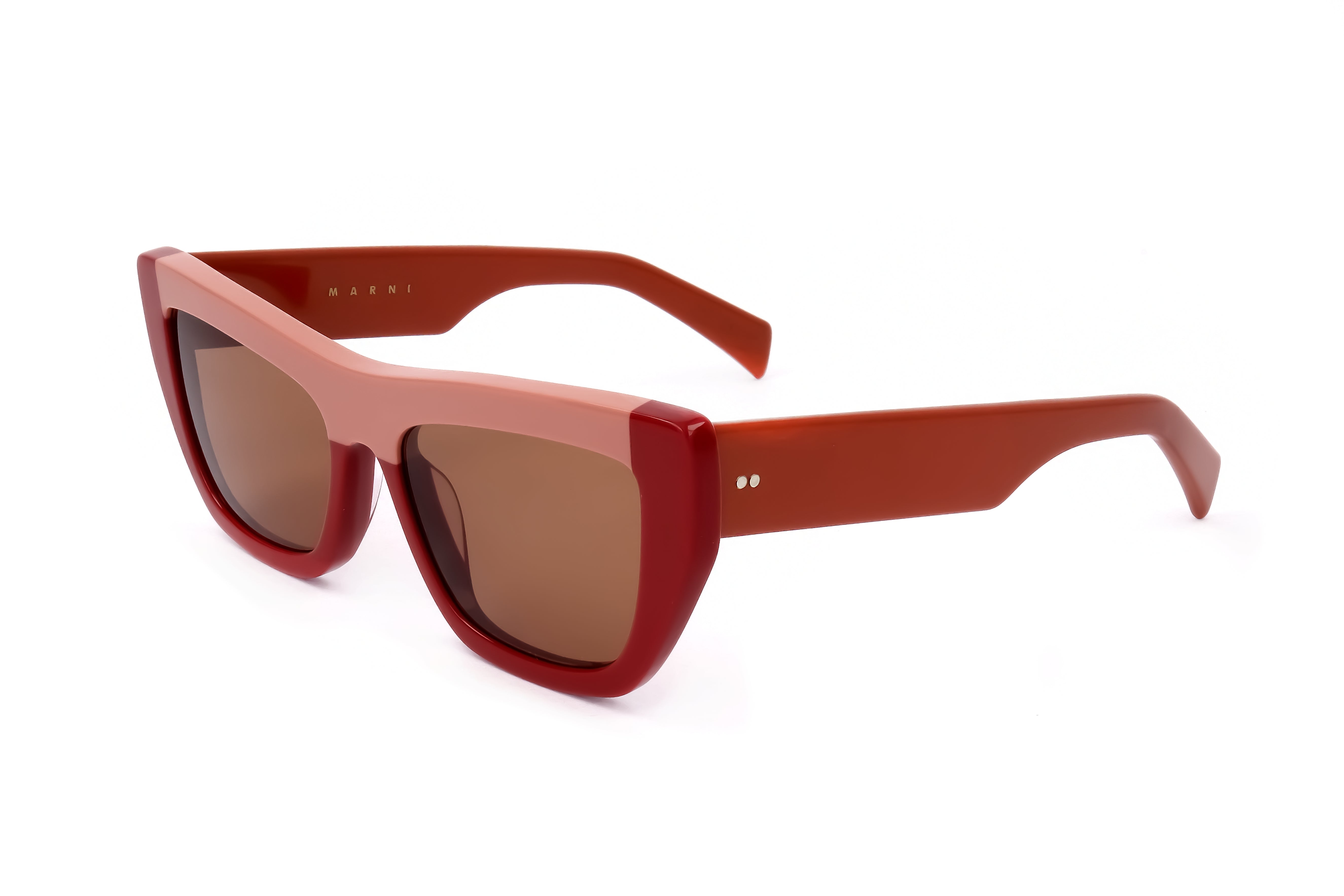 Preloved - Marni ME634S61152 Square-Frame Sunglasses — Rose Red by Preloved - Marni